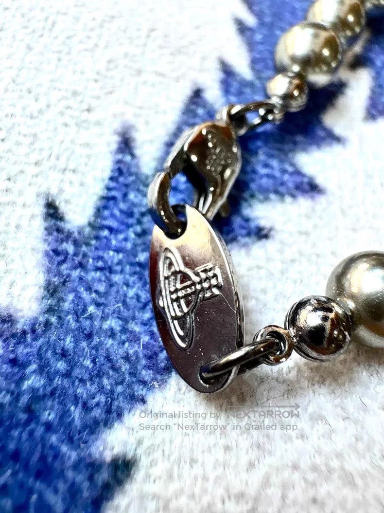 Vivienne Westwood Vivienne Westwood Gray pearl necklace Size ONE SIZE - 9 Thumbnail