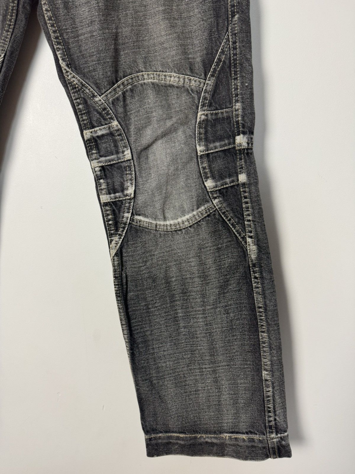 Japanese Brand Japanese Style Panelled Vintage Denim Jeans Avant Garde Size US 33 - 4 Thumbnail