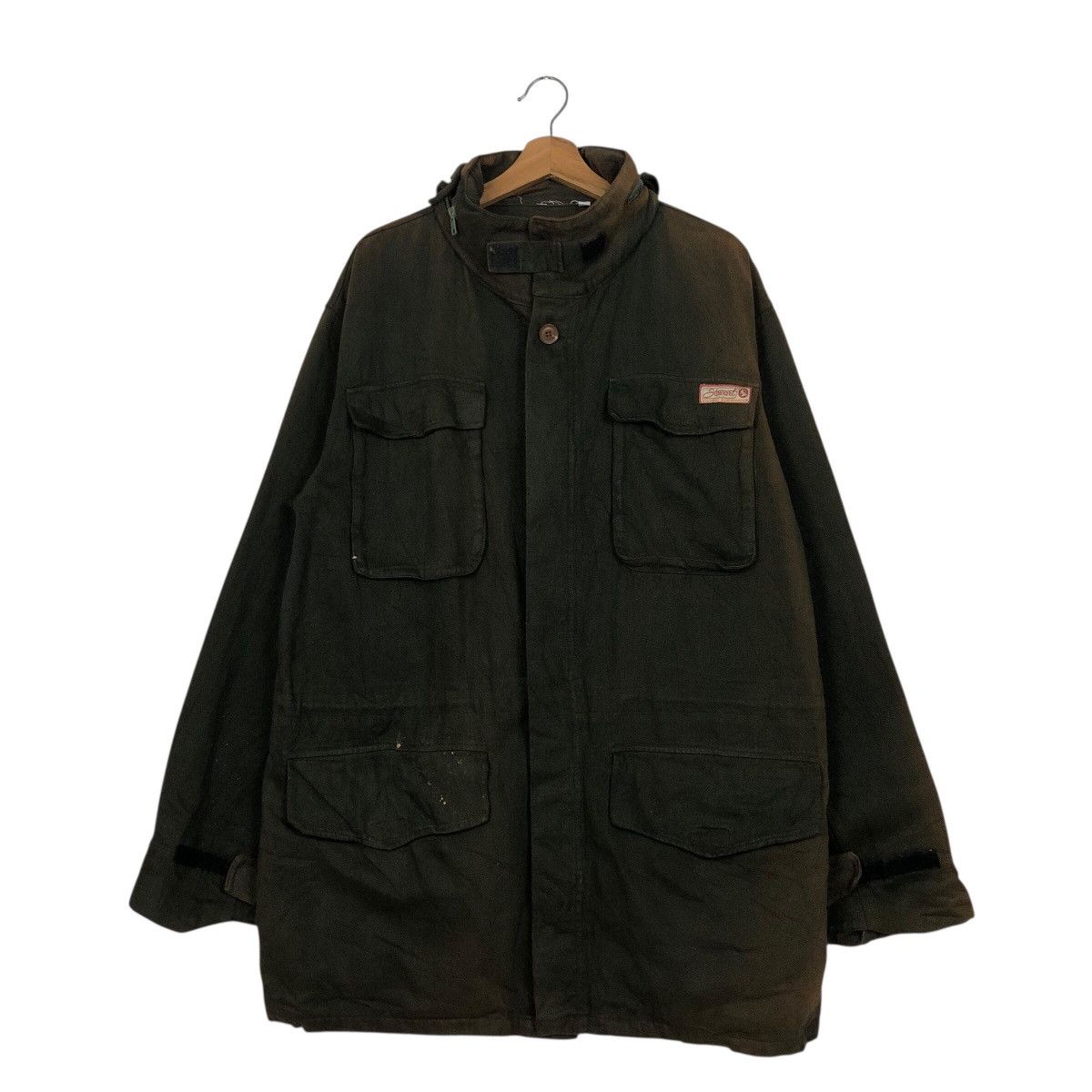 Japanese Brand × Vintage 📌Vintage Chore Duck Canvas Jacket Stewart Sunboards Sun Fade Size US L / EU 52-54 / 3 - 2 Thumbnail