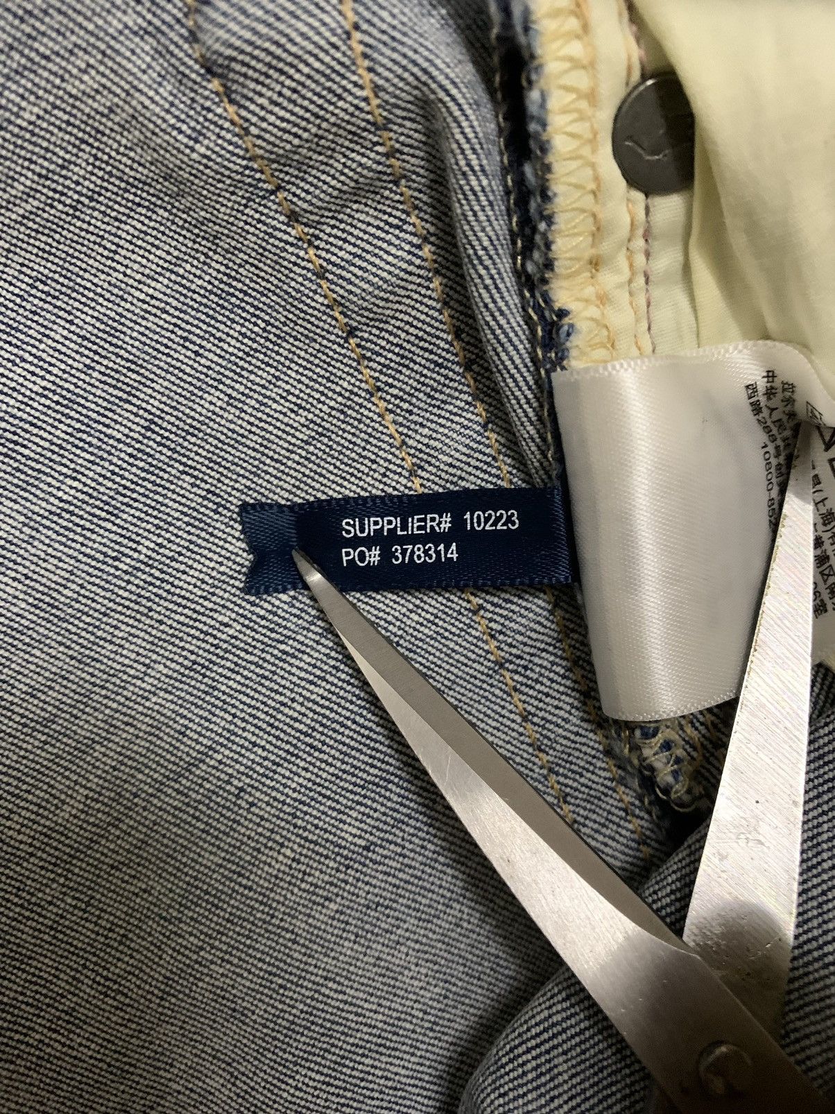 Ralph Lauren Vintage Ralph Lauren Skinny Blue Washed Jeans Size 26 Size 26" / US 2 / IT 38 - 23 Thumbnail