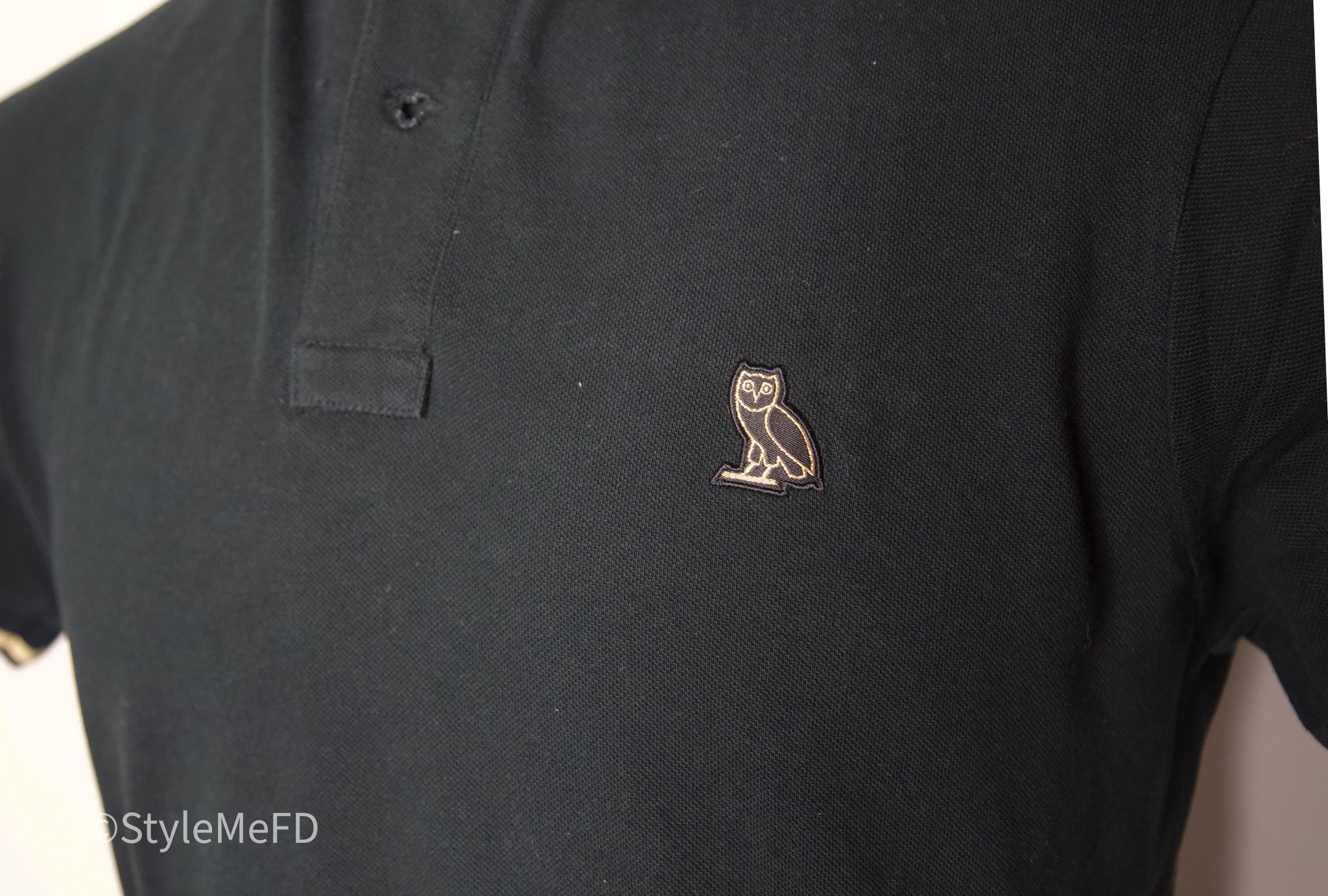 October's Very Own Men's OVO Black & Gold Polo Shirt w Owl Logo Size US XXS / EU 40 - 5 Thumbnail