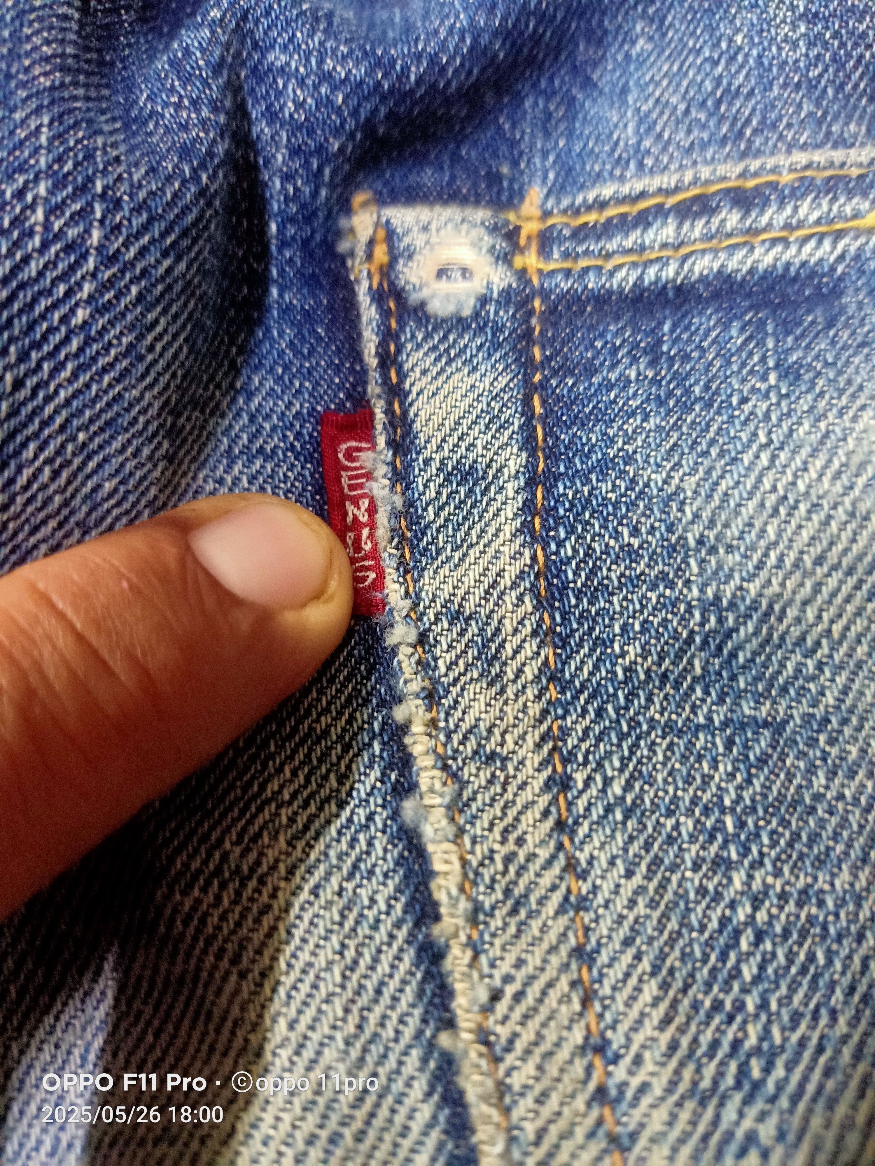Japanese Brand × Warehouse Wherehouse Vintage Denim Distressdenim Selvedge Size US 33 - 3 Thumbnail