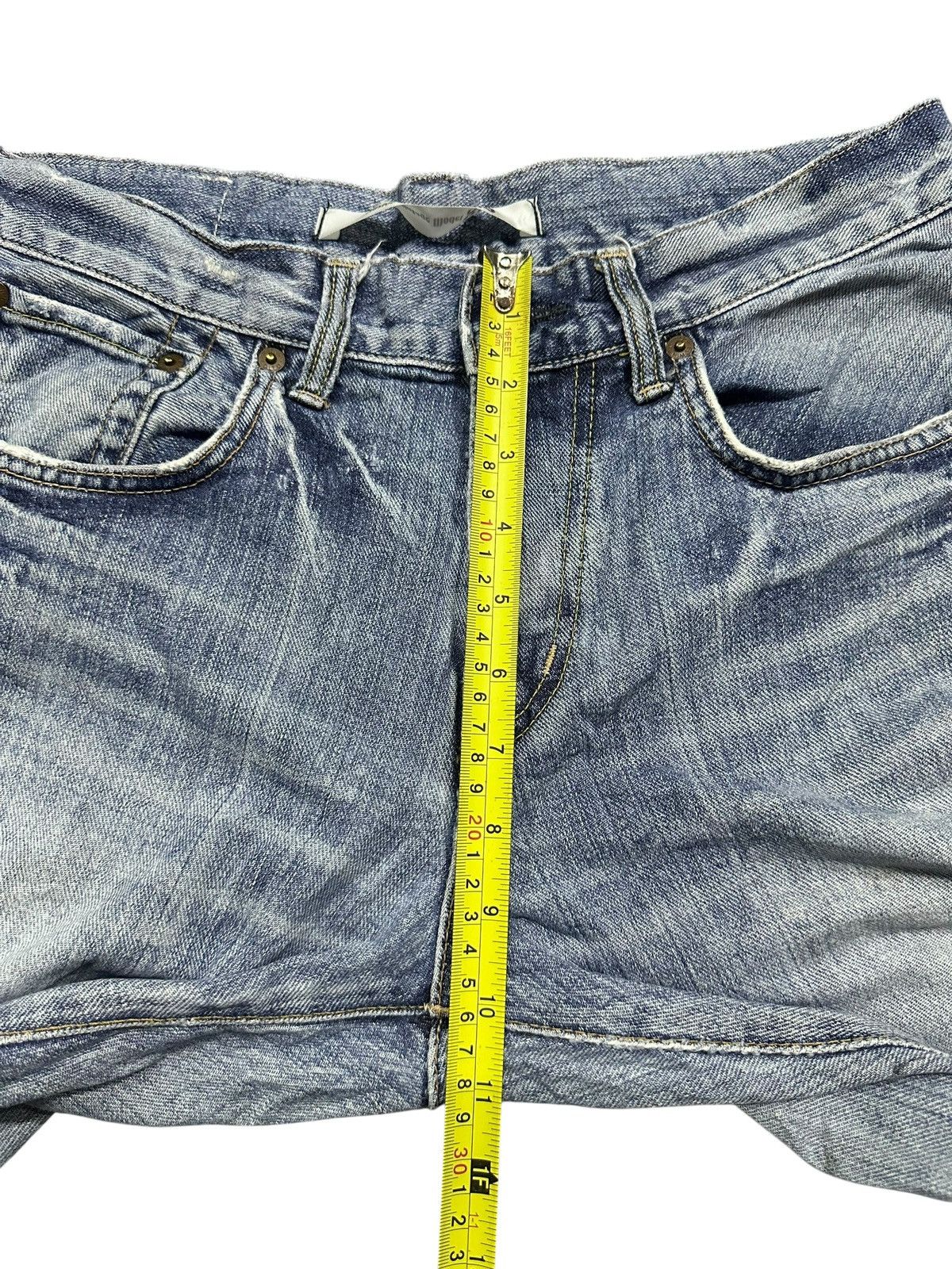 Edwin Vintage Edwin XV Distressed Wideleg Style and Faded Wash Size US 32 / EU 48 - 13 Thumbnail