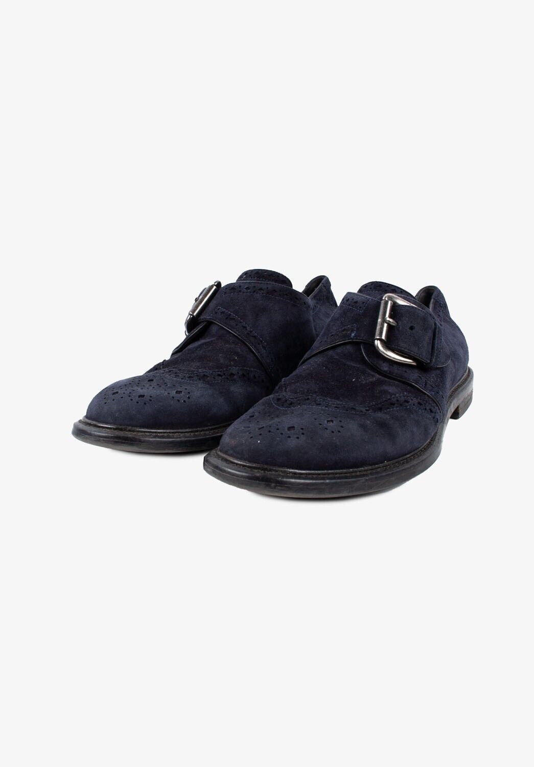Dolce & Gabbana Original Dolce & Gabbana Men Suede Formal Shoes H5054 Size US 8 / EU 41 - 1 Thumbnail