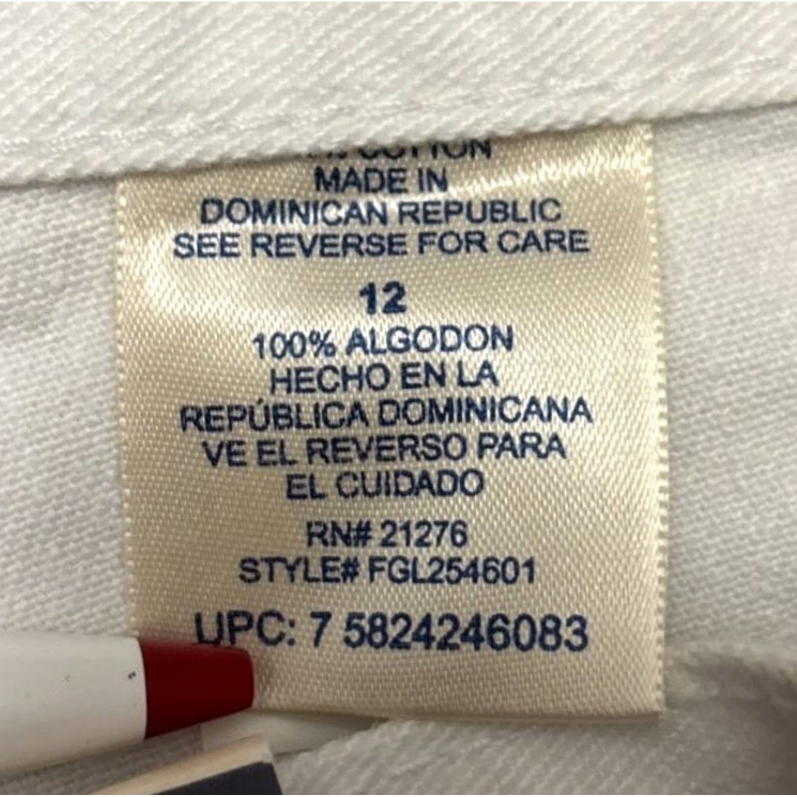 Faded Glory Faded Glory White Shorts 32x7 5-Pocket Denim Cotton 12 Regular Mid Rise Button Zip Front Belt Loops Womens NWT Size 34" / US 12 / IT 48 - 4 Thumbnail