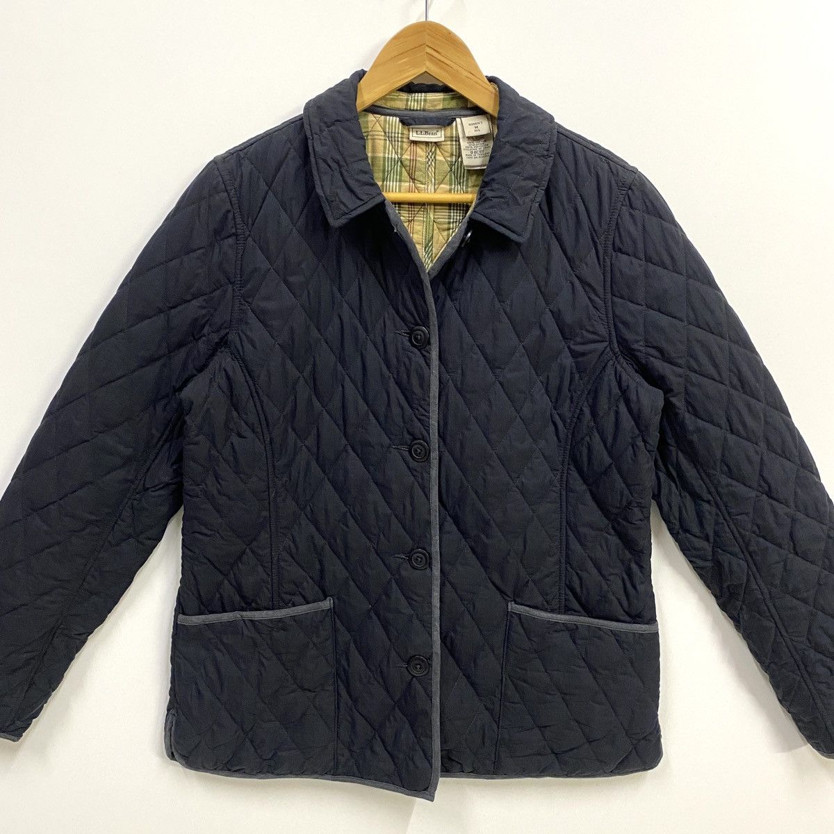 L.L. Bean Vintage LL Bean Padded Diamond Quilted Coat Women Medium Size M / US 6-8 / IT 42-44 - 2 Thumbnail