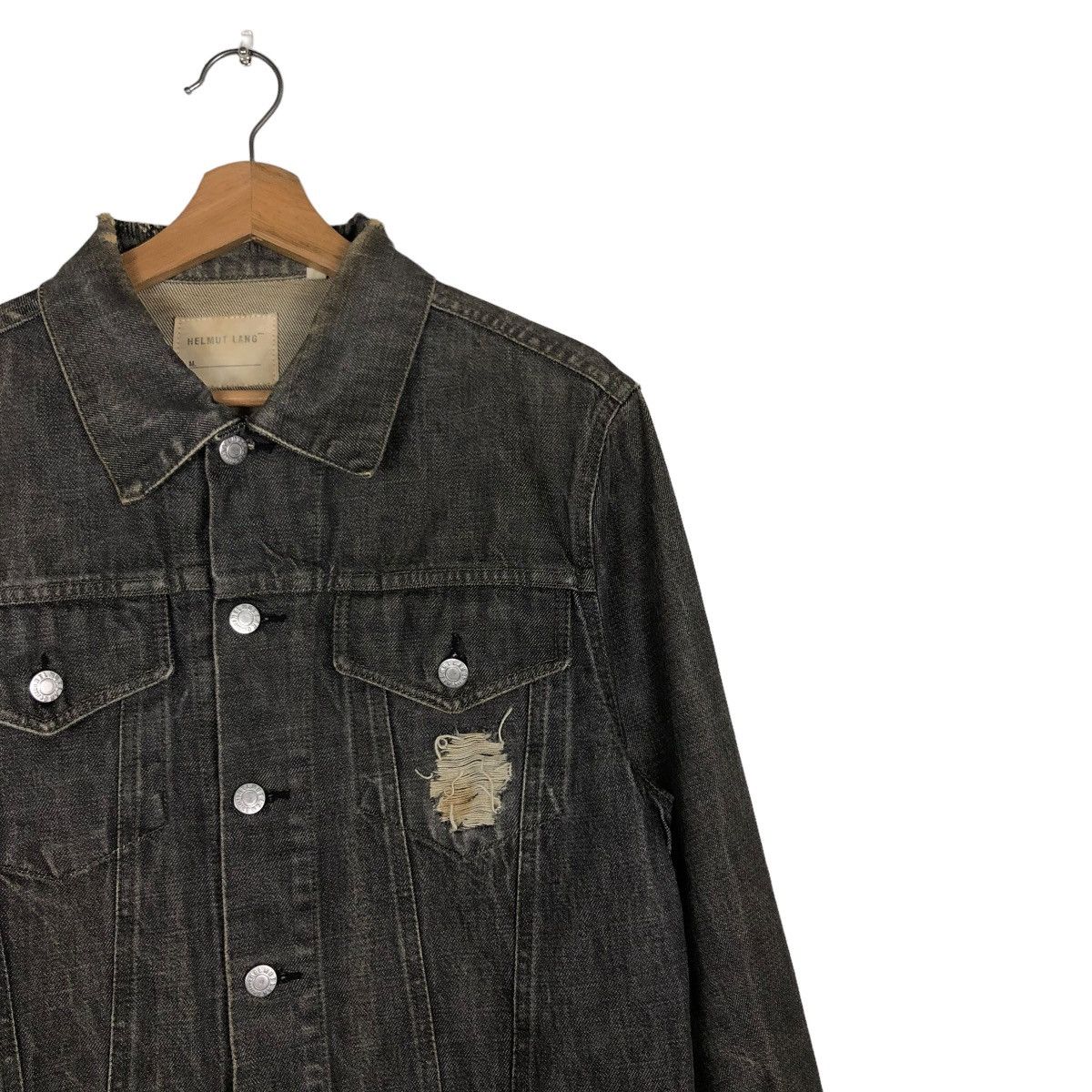 Helmut Lang 🔥VINTAGE HELMUT LANG CLASSIC DENIM TRUCKER JACKET BIKER Size US M / EU 48-50 / 2 - 8 Thumbnail