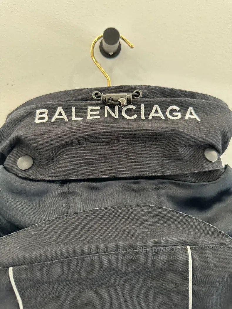 Balenciaga Balenciaga Black Windbreaker Jacket Size XXS / US 00 / IT 34 - 5 Thumbnail