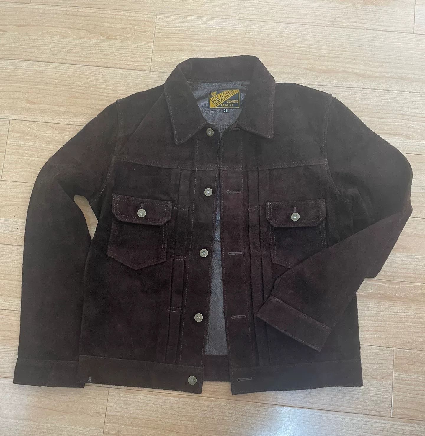 Y'2 Leather Vintage Y2 Leather Jacket in Deep Brown Size US M / EU 48-50 / 2 - 1 Thumbnail