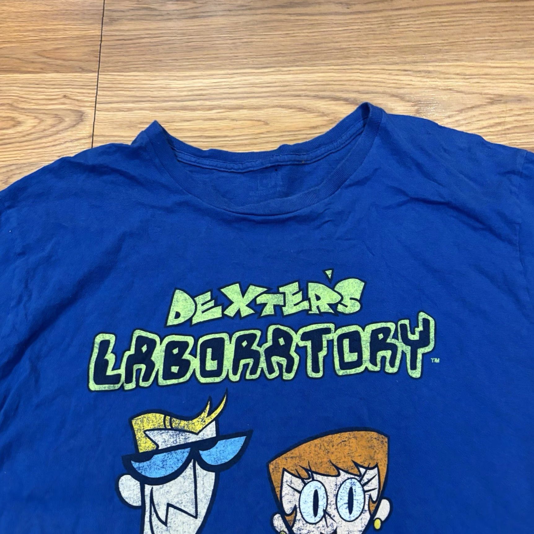 Vintage Cartoon Network Dexter's Laboratory Shirt Blue Men's Large Size US L / EU 52-54 / 3 - 2 Thumbnail