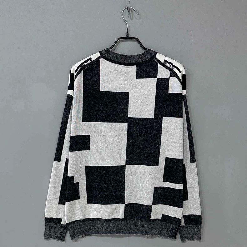 Hermes Black and White Silk Knit Sweater-2506 Size XS / US 0-2 / IT 36-38 - 3 Thumbnail