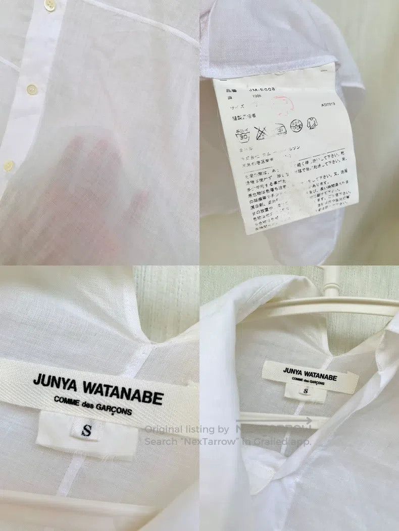 Junya Watanabe Junya Watanabe Deconstructed Asymmetrical Shirt Size S / US 4 / IT 40 - 8 Thumbnail