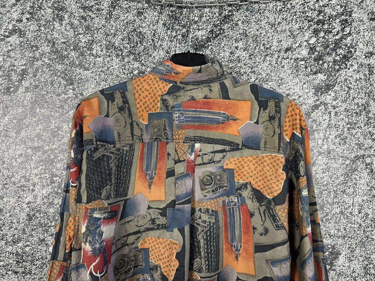 Vintage Gratify Silk Abstract Pattern Long Sleeve Vintage Shirt Sz S Size US S / EU 44-46 / 1 - 7 Thumbnail