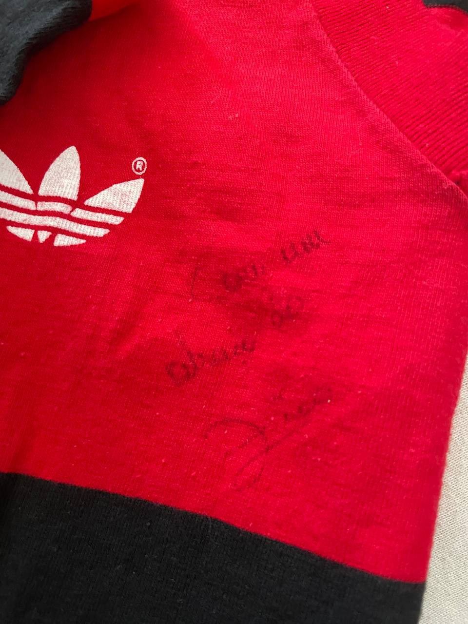 Adidas RARE 1981 FLAMENGO ADIDAS 10 NUMBER ZICO AUTOGRAPH Size US S / EU 44-46 / 1 - 6 Thumbnail