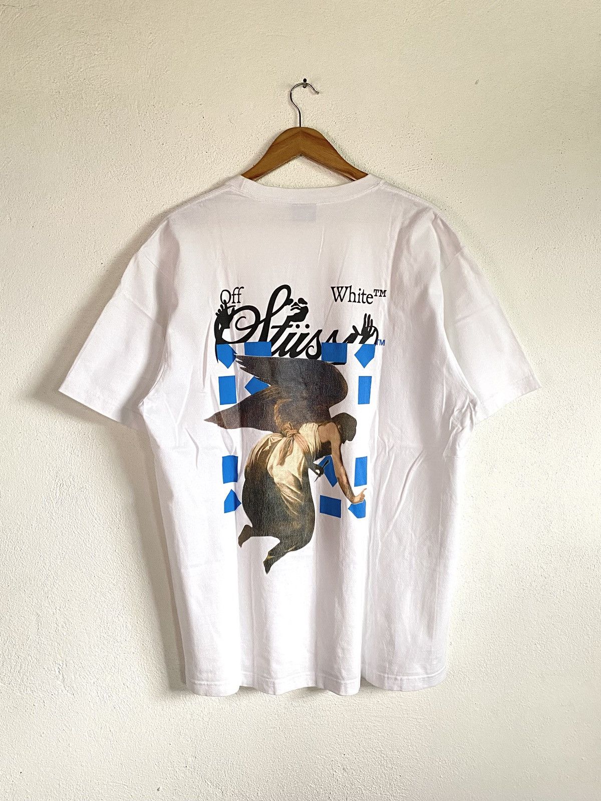 Stussy Rare Stussy X Off-White X Virgil Abloh Shirt Size US XL / EU 56 / 4 - 2 Thumbnail