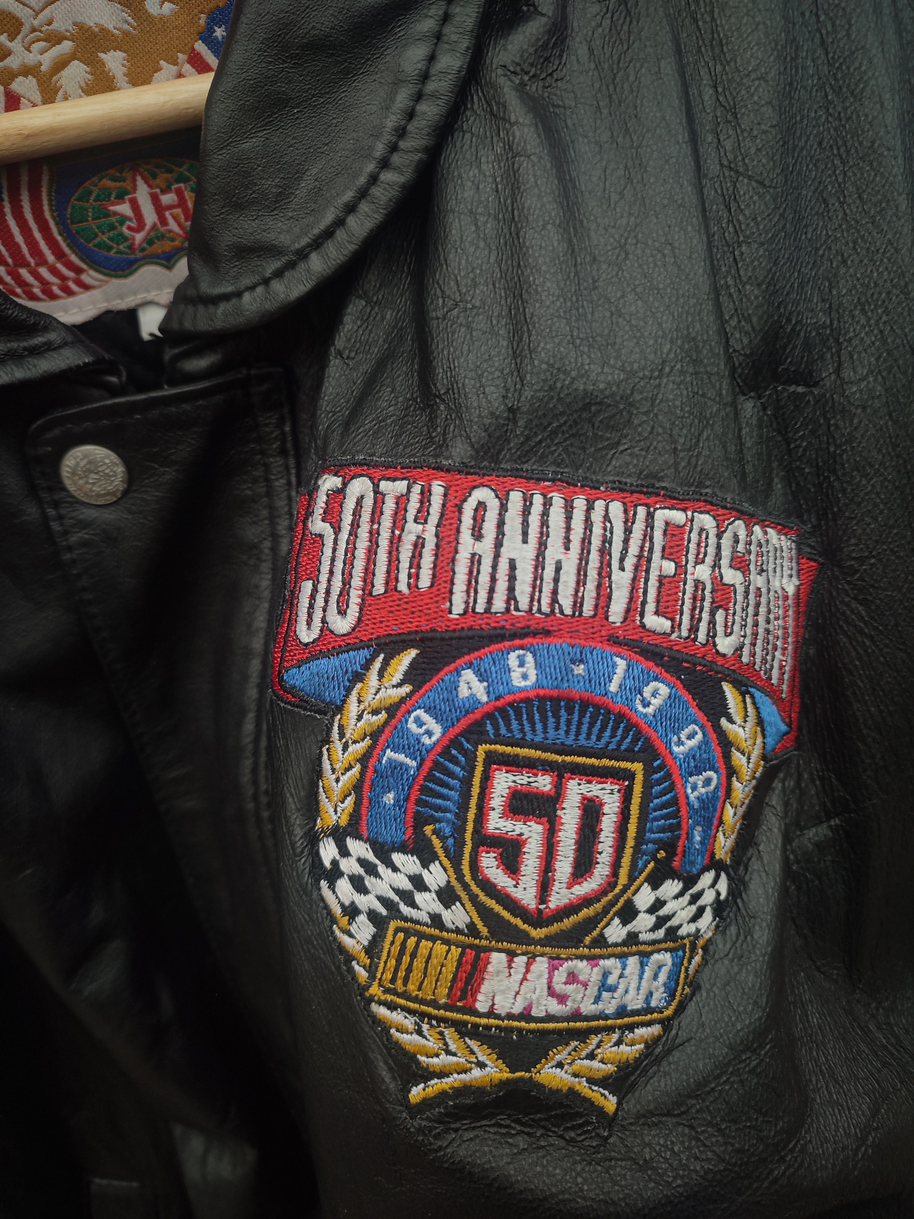 Jeff Hamilton × NASCAR × Vintage Vintage 50th Anniversary Nascar Jacket Size US L / EU 52-54 / 3 - 4 Thumbnail
