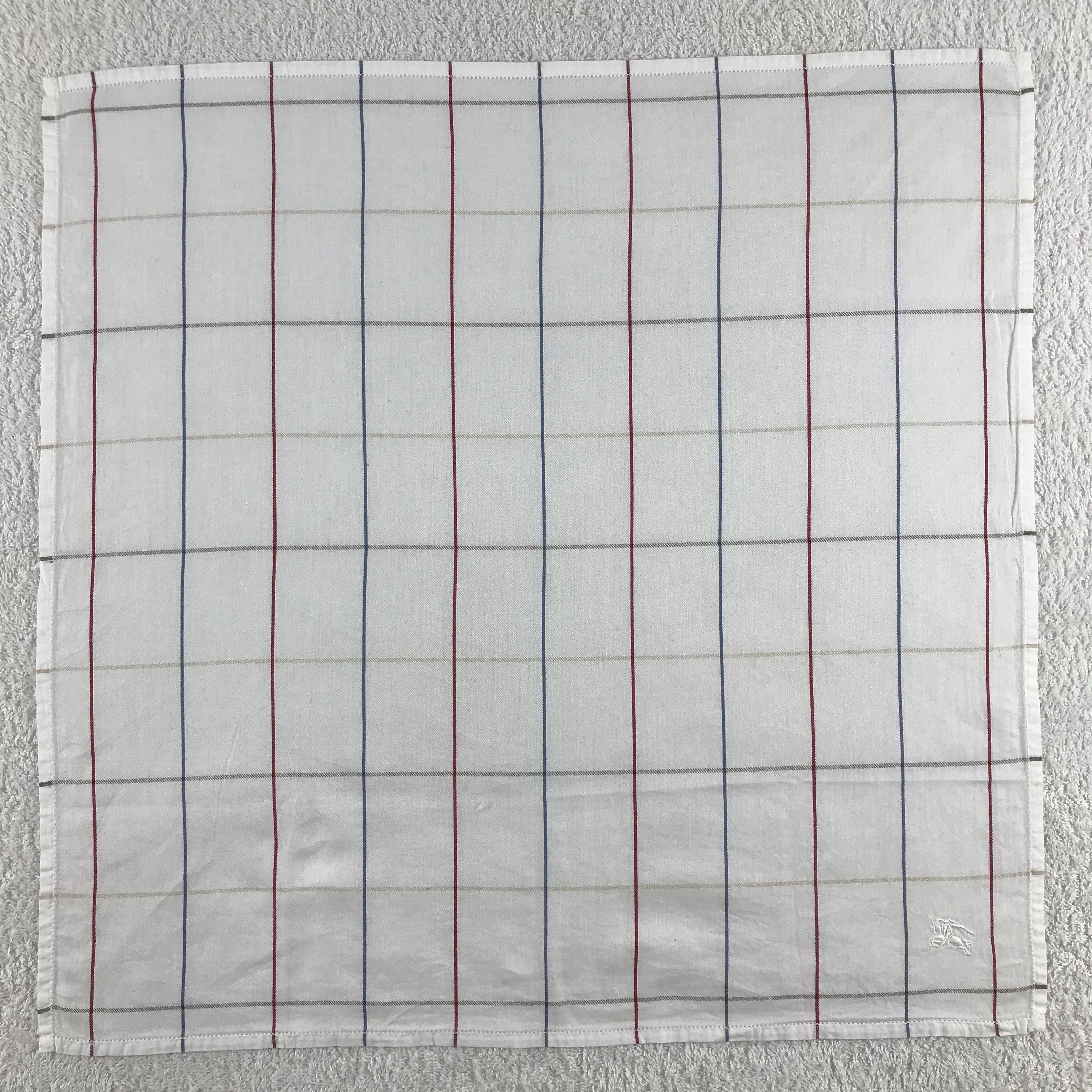 Burberry × Vintage Burberry Bandana / Handkerchief / Neckerchief - S228 Size ONE SIZE - 1 Thumbnail