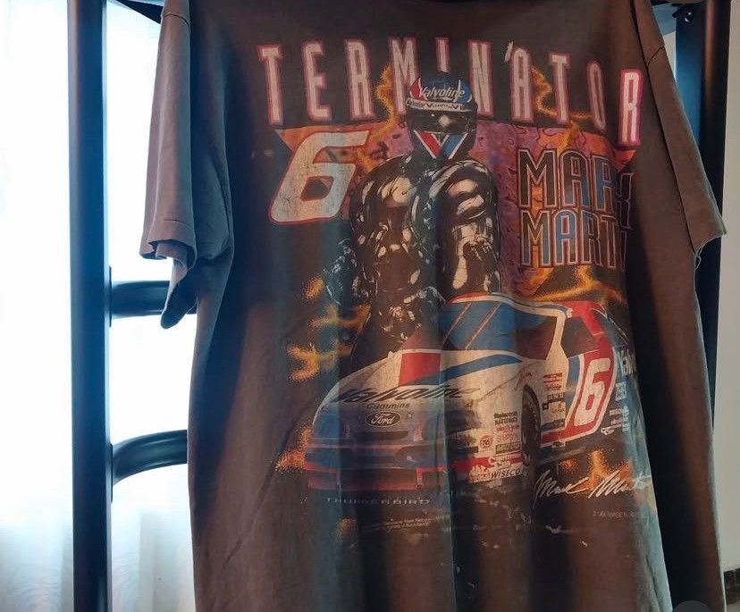 NASCAR Vintage 1995 Nascar Mark Martin Size US XL / EU 56 / 4 - 3 Thumbnail