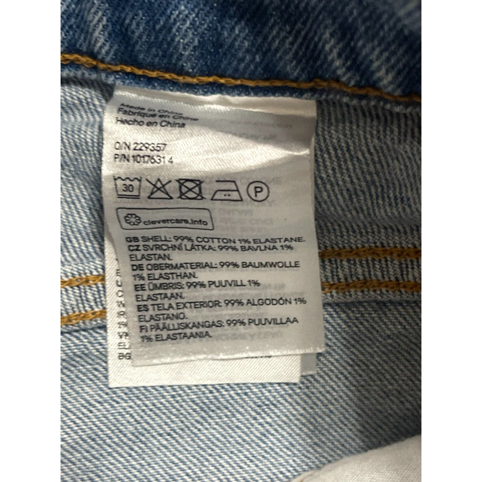 H&M H&M Jeans Women's 4 Blue Denim Medium Wash Straight Leg 36" Length Jeans Women Size 27" / US 4 / IT 40 - 7 Thumbnail