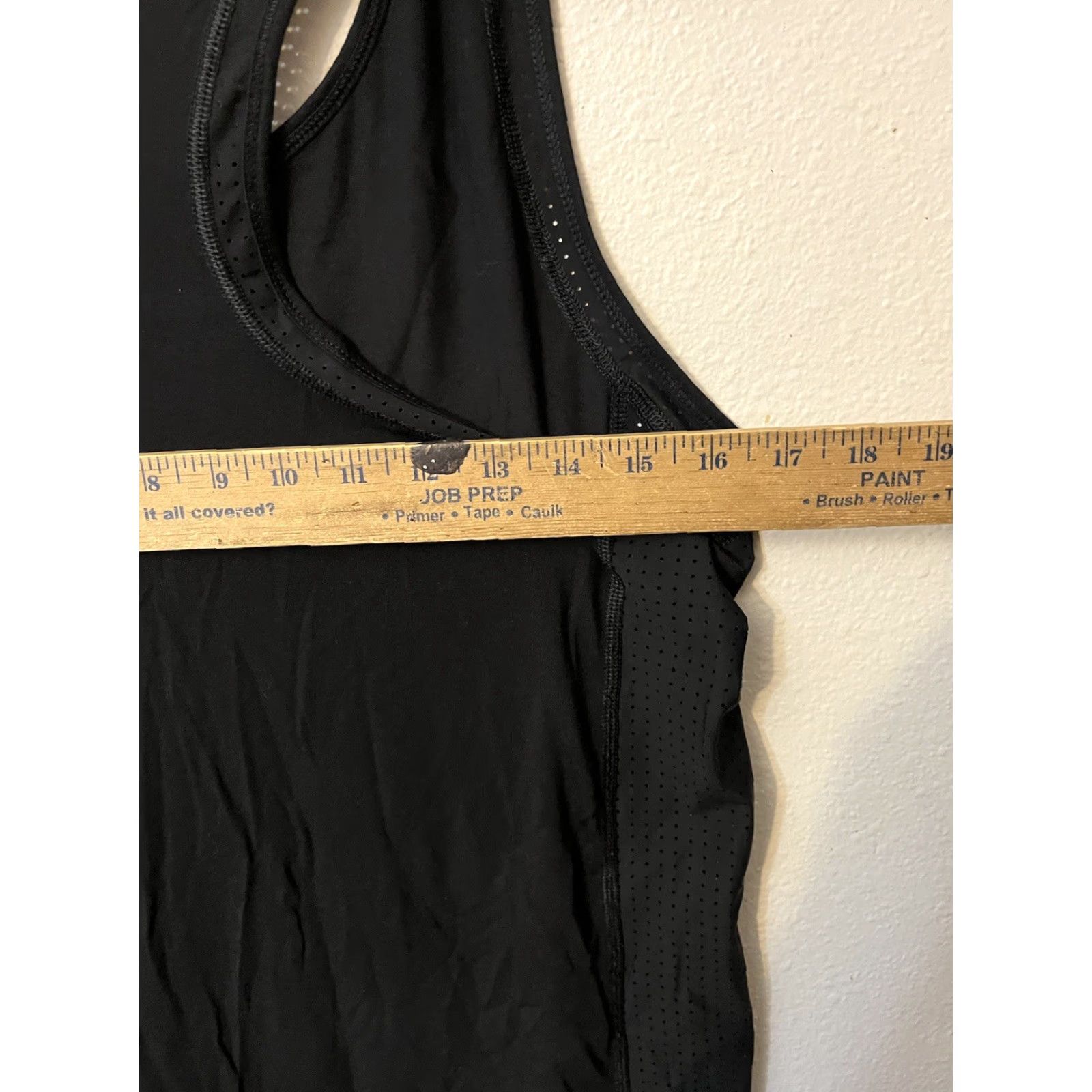 Avia Avia Tank Women's L Black Polyester Blend Breathable Sports Performance Pullover Racerback Short Sleeve Activewear Gym & Training Summer Size L / US 10 / IT 46 - 5 Thumbnail