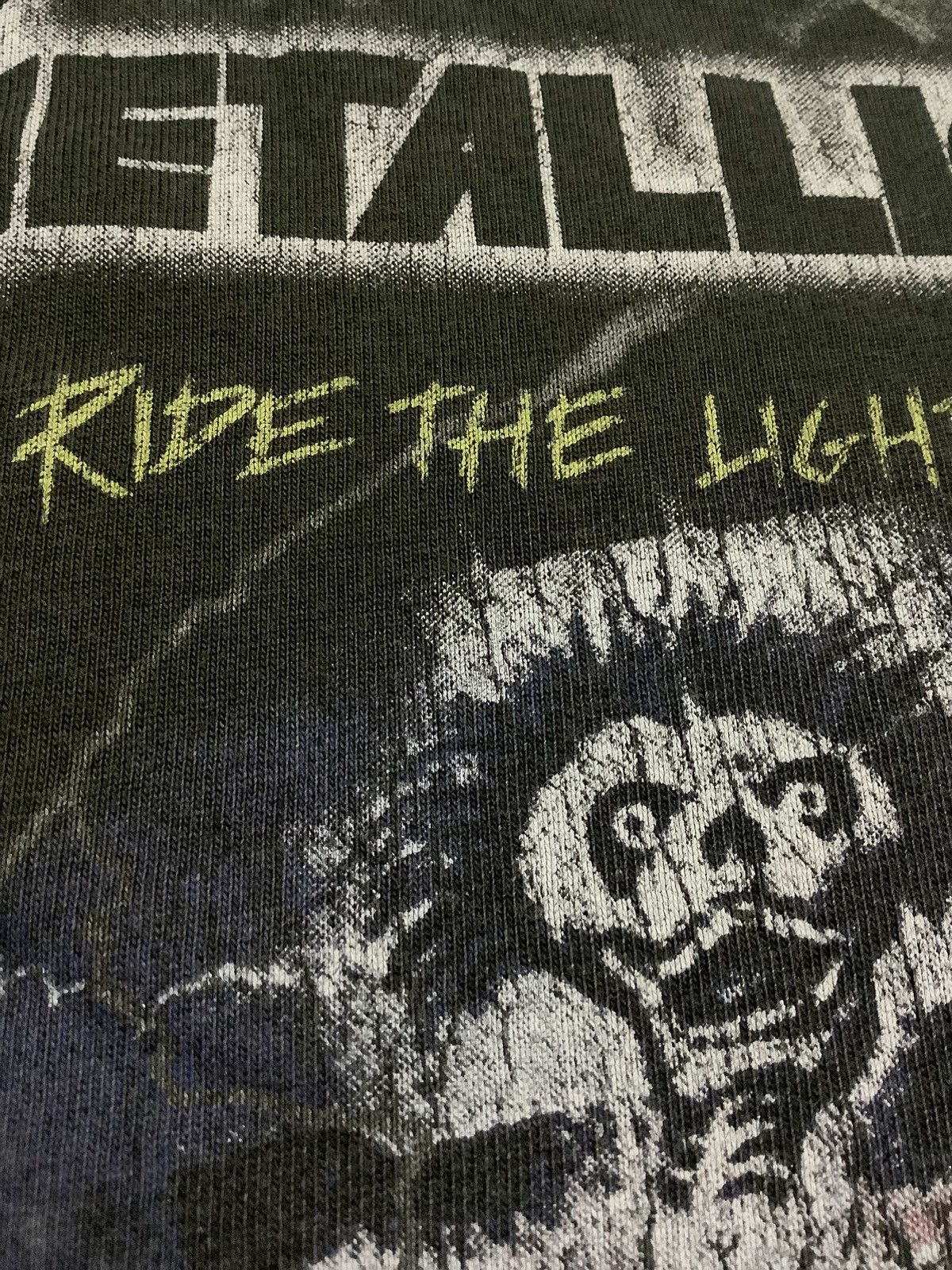 Band Tees × GU × Metallica Metallica Ride the Lightning 1984 Tour Tee Size S / US 4 / IT 40 - 15 Thumbnail