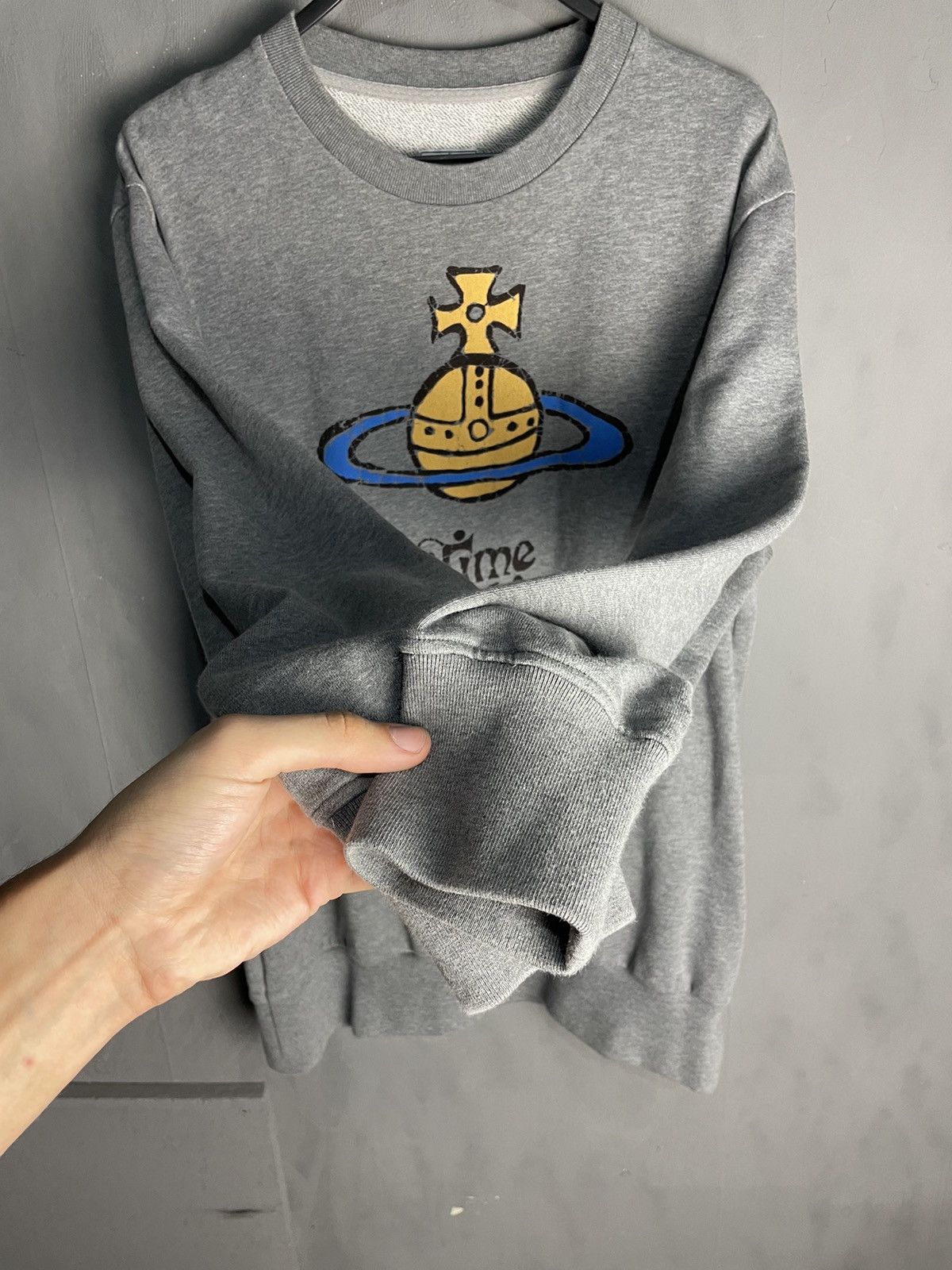 Vivienne Westwood Rare Vivienne Westwood Big Logo Sweatshirt Size: L Size US L / EU 52-54 / 3 - 4 Thumbnail