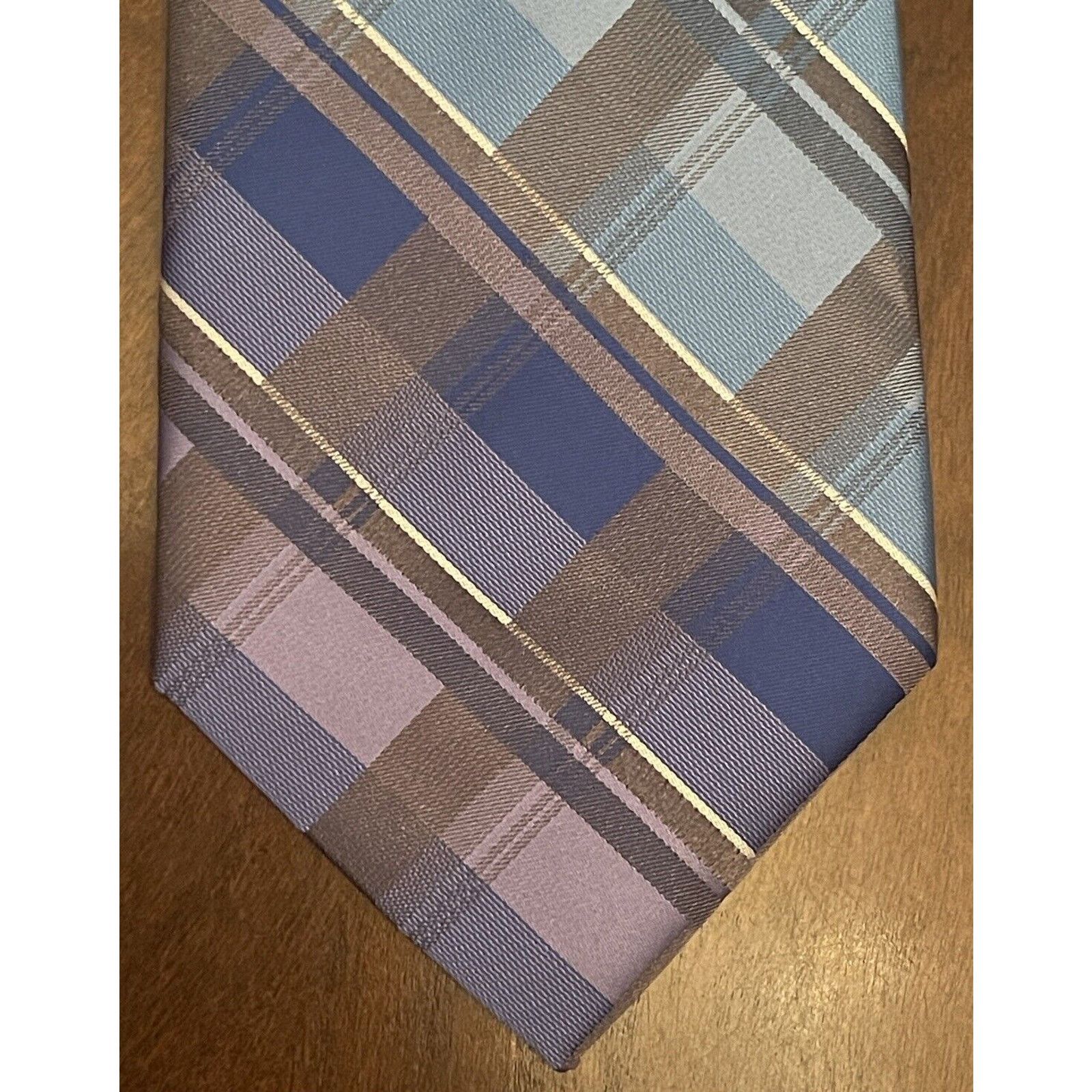Arrow Arrow Blue Gray 100% Polyester Men’s Neck Tie Made In China Size ONE SIZE - 1 Thumbnail