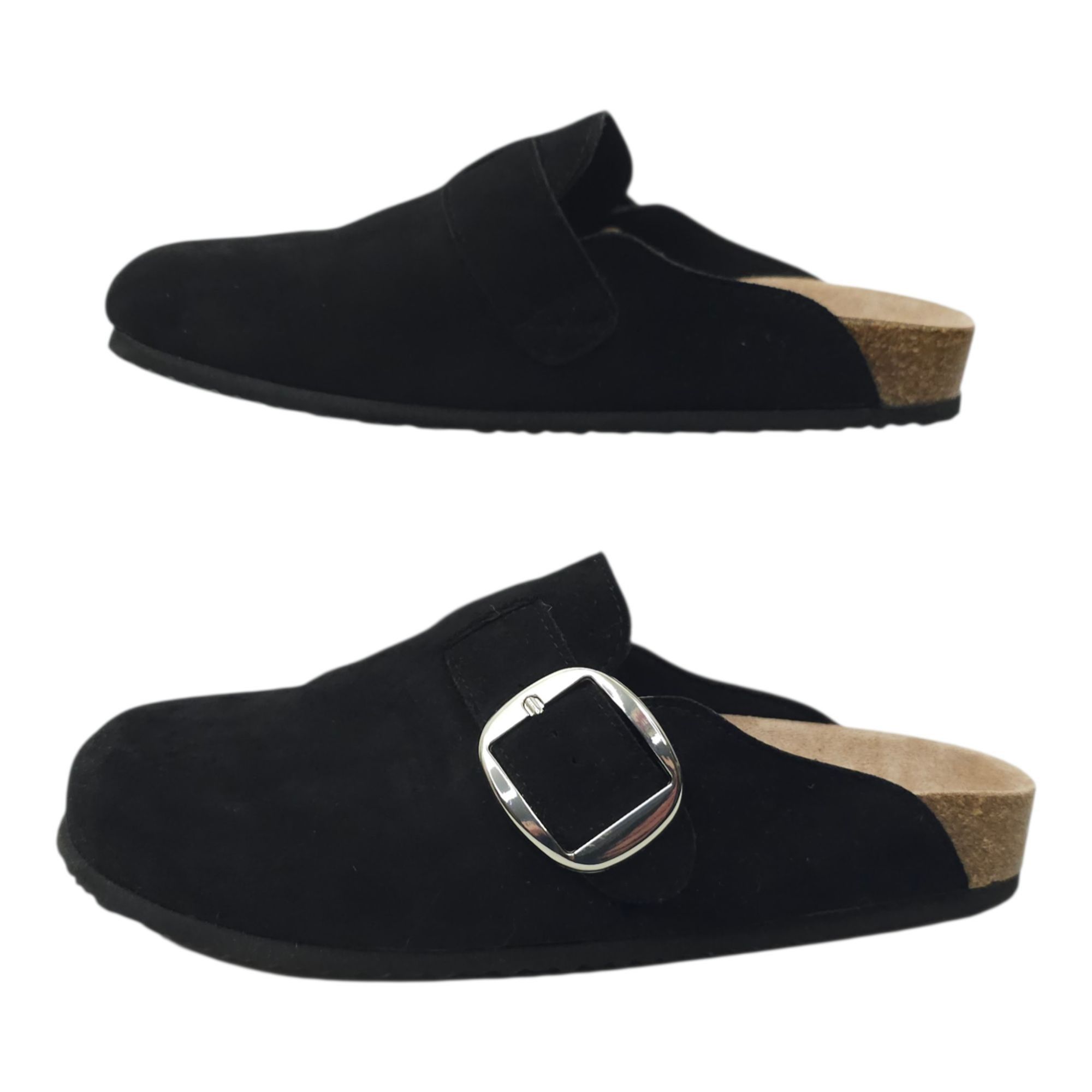 Other Madden Girl Prim Clog Faux Suede Adjustable Buckle 8 Black Size US 8 / IT 38 - 11 Thumbnail