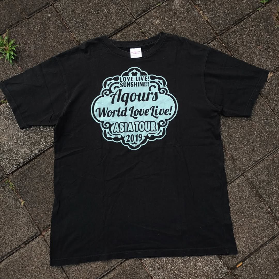 Anime Love Live! Aqours Asia Tour 2019 Tee Size US M / EU 48-50 / 2 - 3 Thumbnail