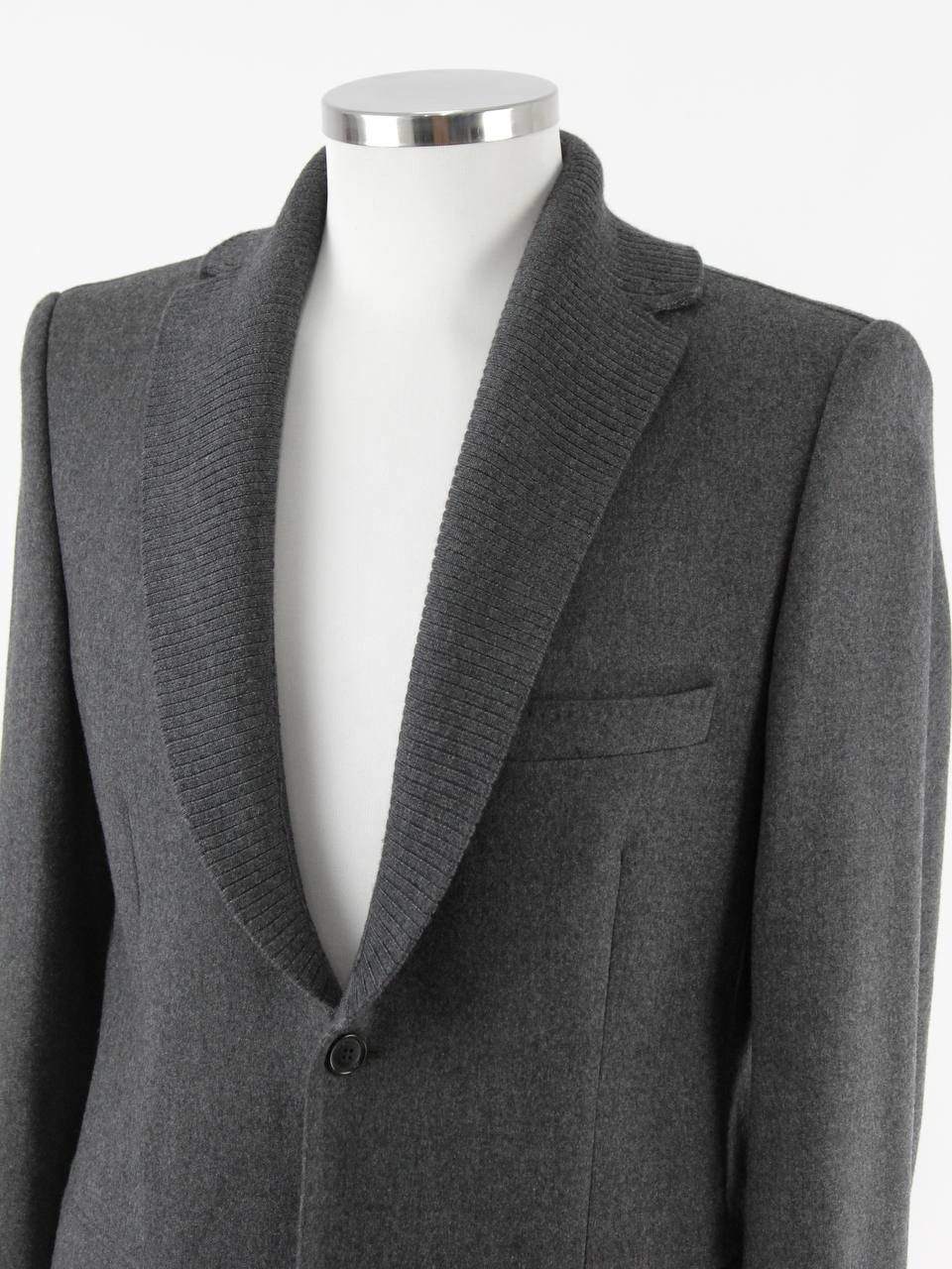 Cortigiani CORTIGIANI Wool gray jacket Size 50R - 4 Thumbnail