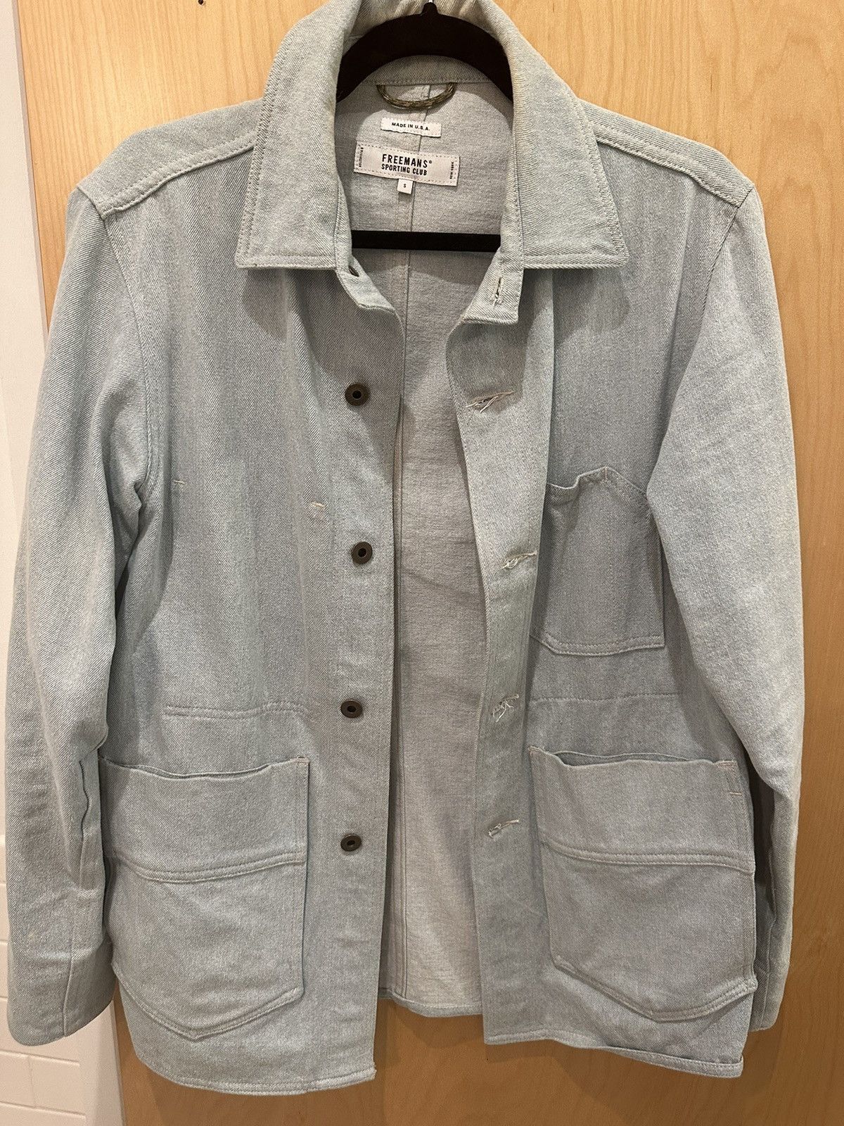 Freemans Sporting Club Denim Chore Coat | Grailed