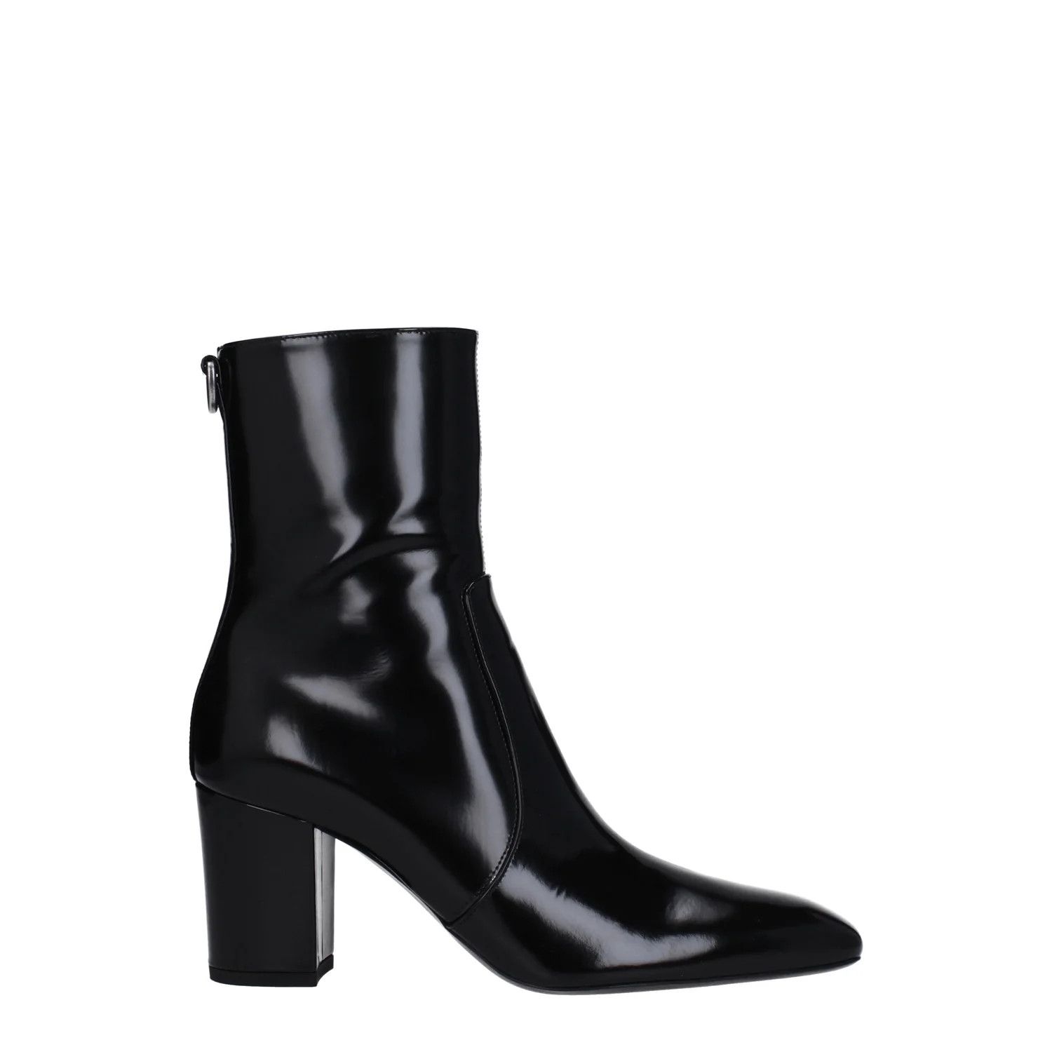 Saint Laurent Paris ob1o1e1124 Leather Ankle Boots in Black Size US 7.5 / IT 37.5 - 1 Thumbnail