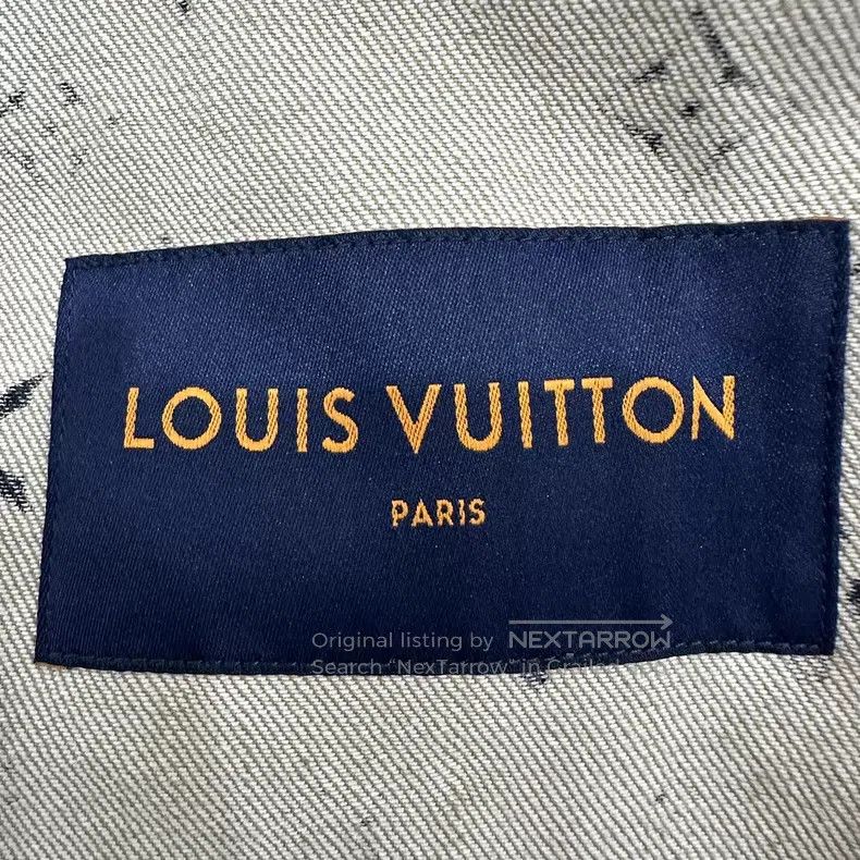 Louis Vuitton Louis Vuitton Tie-dyed full-print old flower denim jacket Size US M / EU 48-50 / 2 - 3 Thumbnail