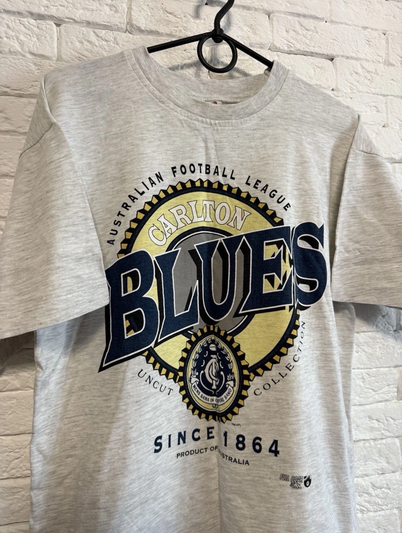 Vintage Vintage Carlton Blues Tshirt Australian Football AFL Sz L Size US L / EU 52-54 / 3 - 2 Thumbnail