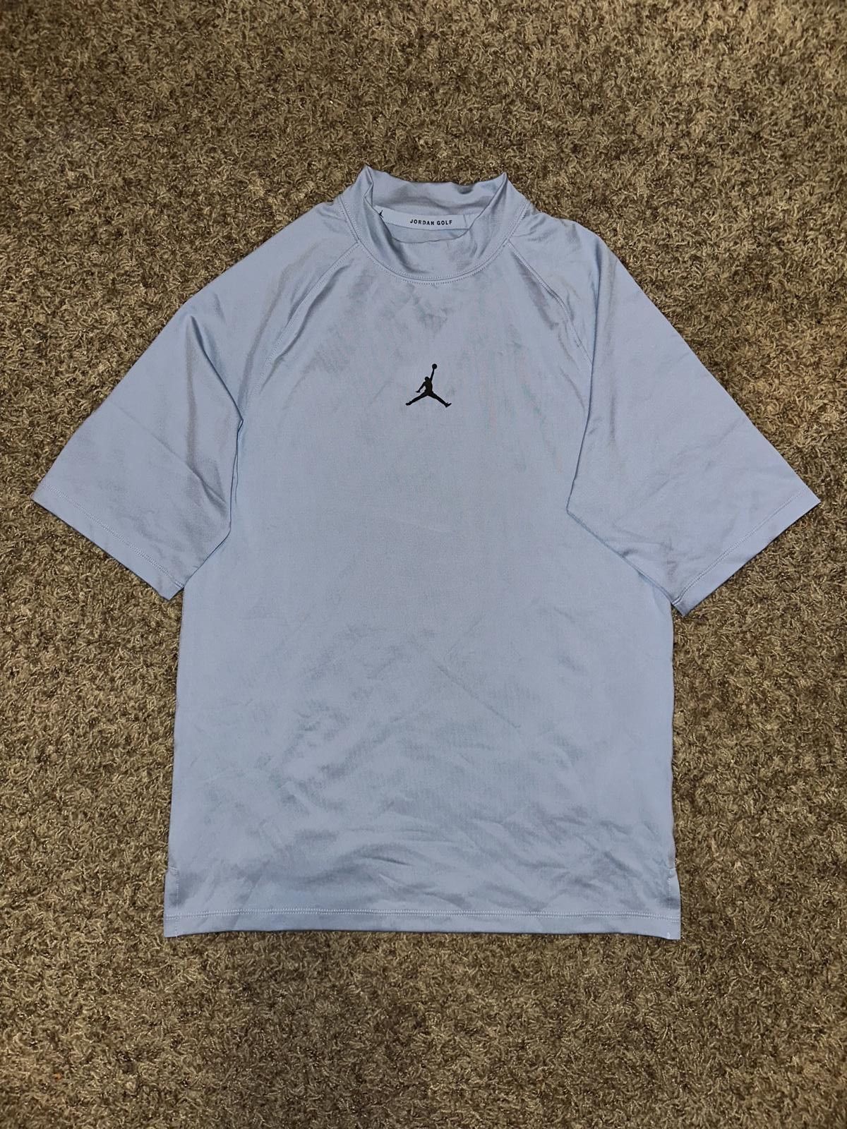 Designer Air Jordan Men’s Dri-FIT Sport Golf Mock Neck Polo Shirt Sample Size US S / EU 44-46 / 1 - 1 Thumbnail