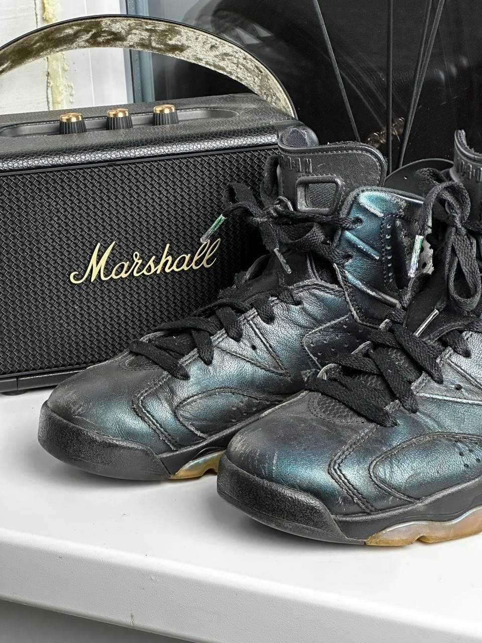 Jordan Brand × Nike Nike Air Jordan 6 Chameleon Black Size 7.5 Size US 7.5 / EU 40-41 - 4 Thumbnail