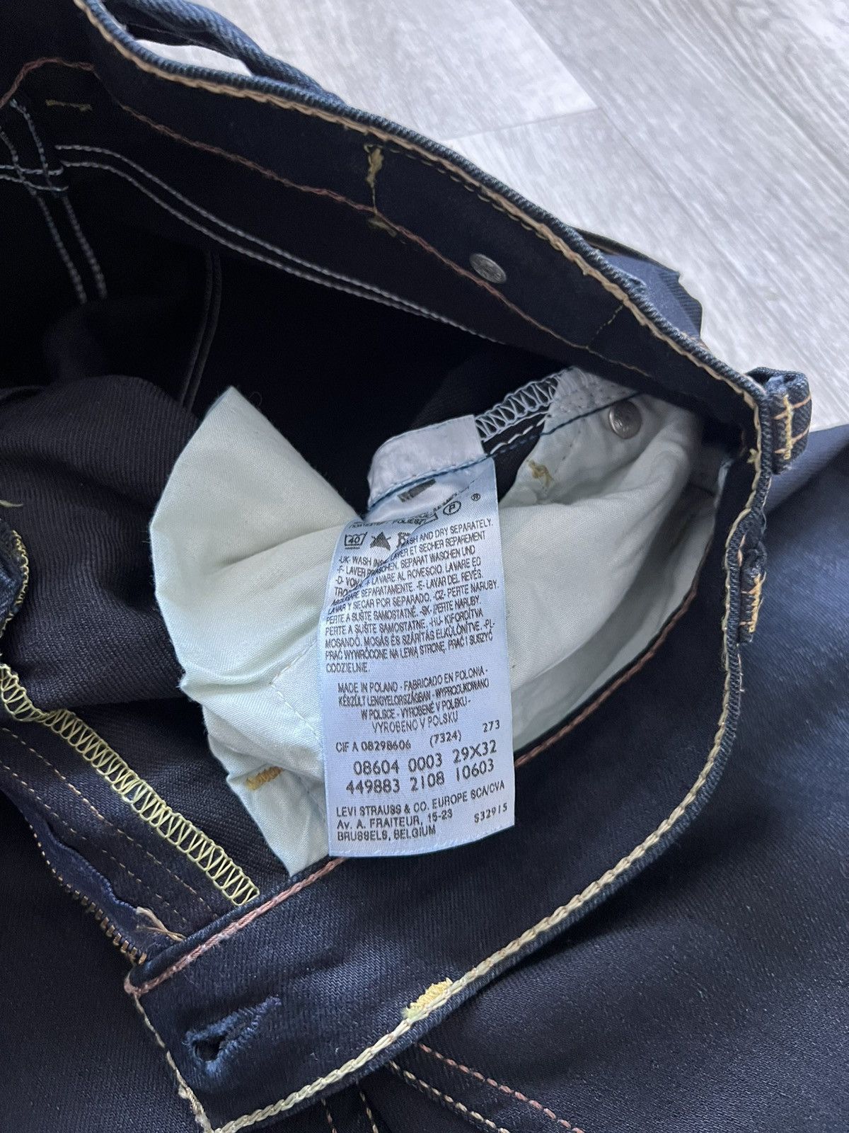 Levi's Crazy Vintage Levis Engineered Japan Jeans If Six Was Nine Size US 32 / EU 48 - 13 Thumbnail