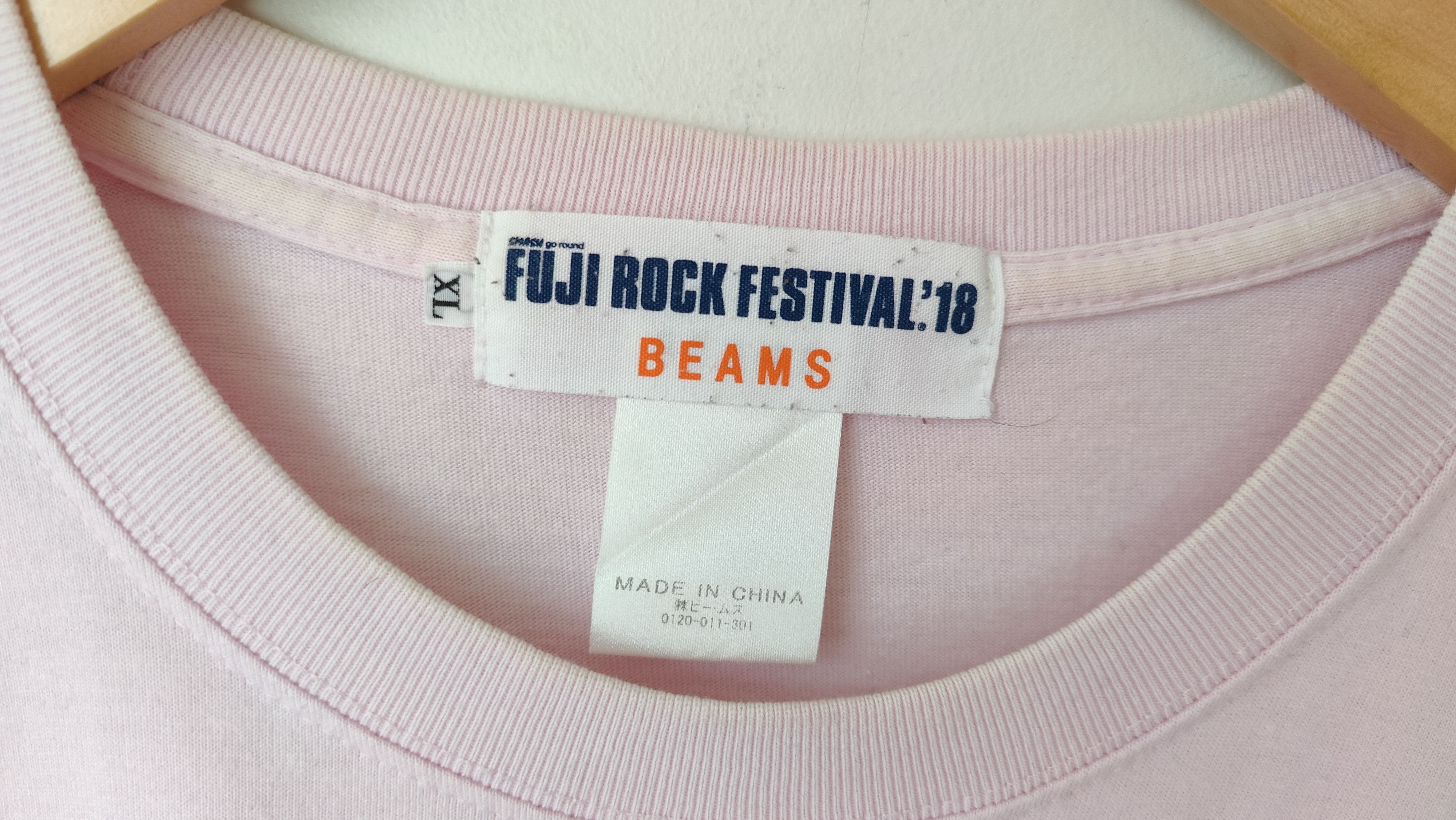 Beams Japan FUJI Rock Festival 2018 x Beams Official Japan Tshirt RARE Size US XL / EU 56 / 4 - 5 Thumbnail