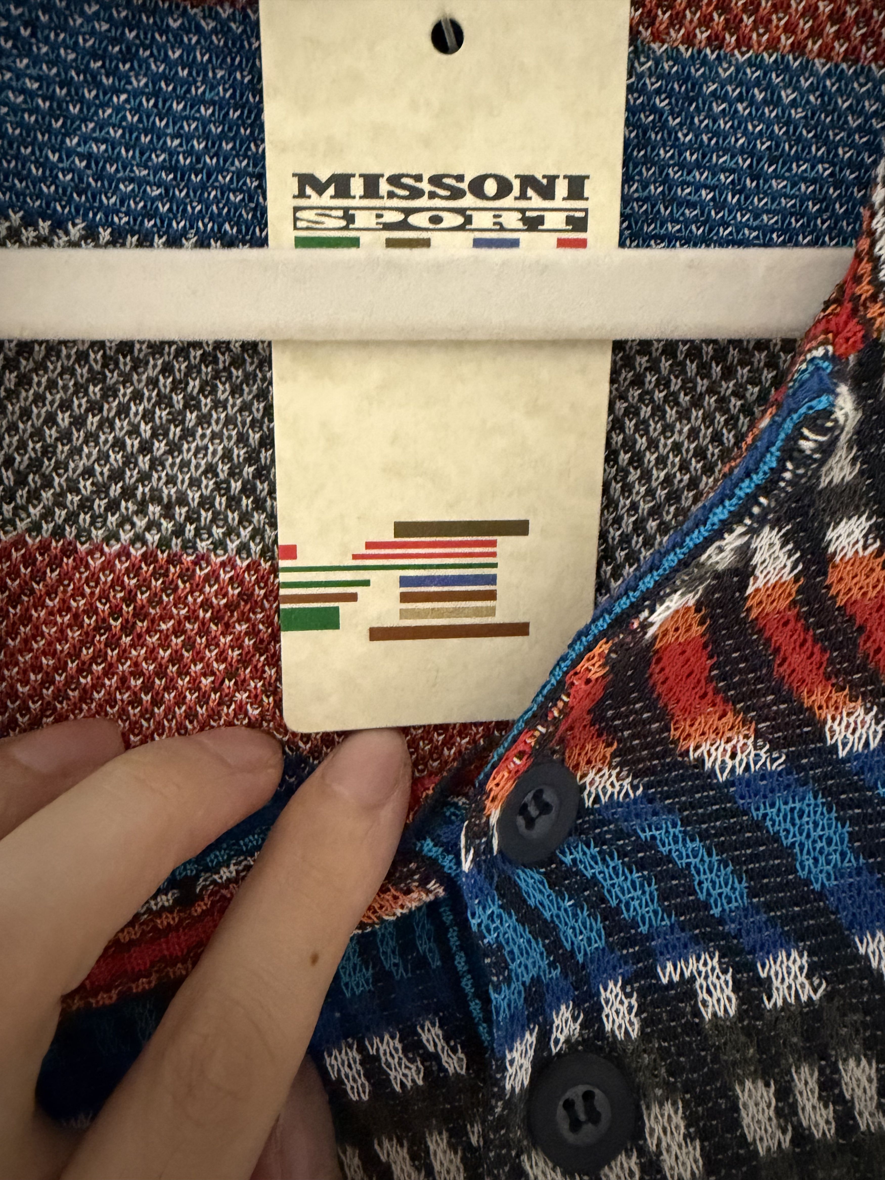 Missoni Missoni Colorful Knit Top polo shirt Size US M / EU 48-50 / 2 - 3 Thumbnail
