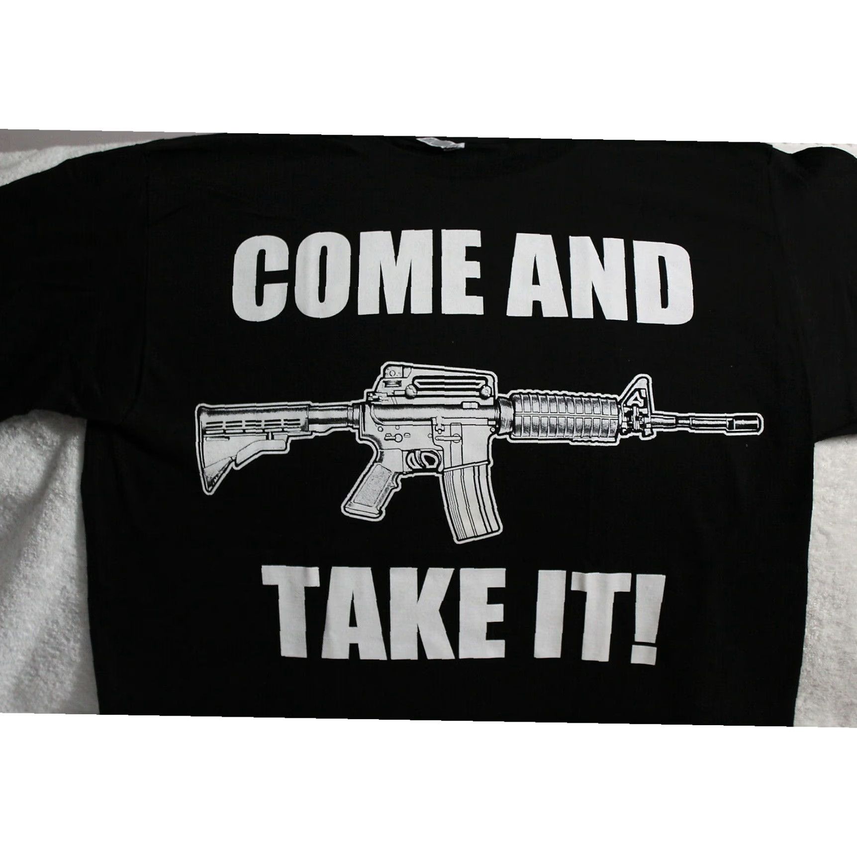 Vintage Gun Rights 2nd Amendment Mens Extra Large XL Black T Shirt Size US L / EU 52-54 / 3 - 2 Thumbnail