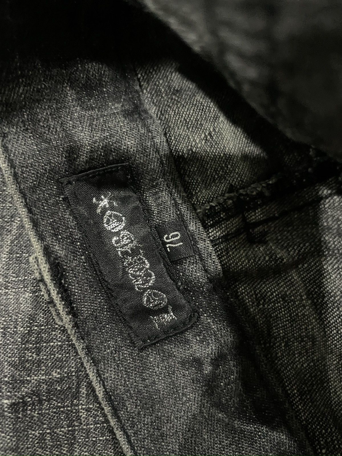 LOWBOX Lowbox Flared Distressed Stonewash Jeans Size US 31 - 22 Thumbnail