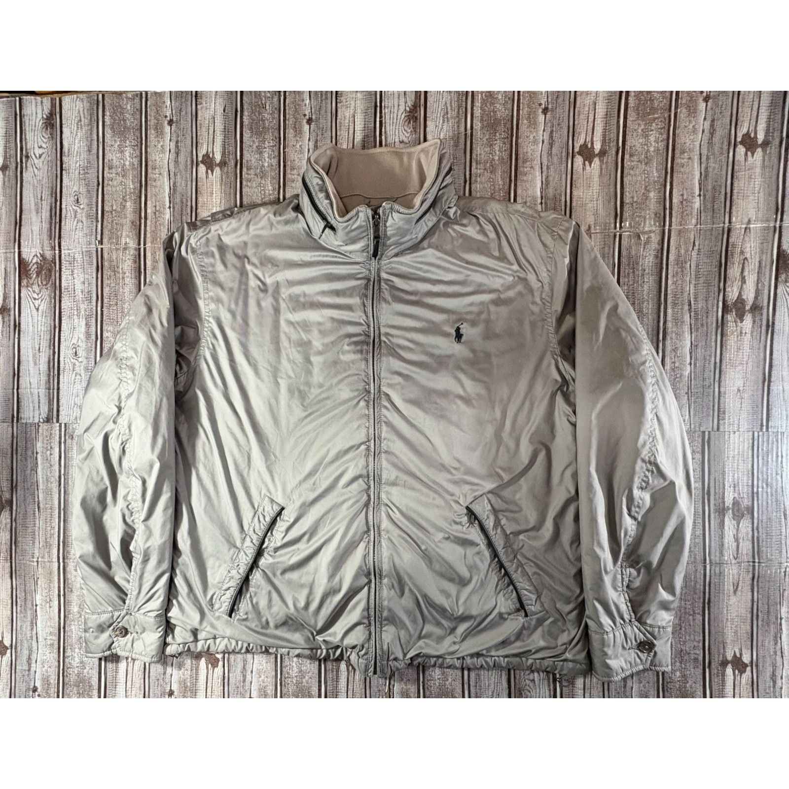 Polo Ralph Lauren Polo Ralph Lauren Quilted Calf Leather Trim Hideaway Hood Ja Size US XL / EU 56 / 4 - 1 Thumbnail