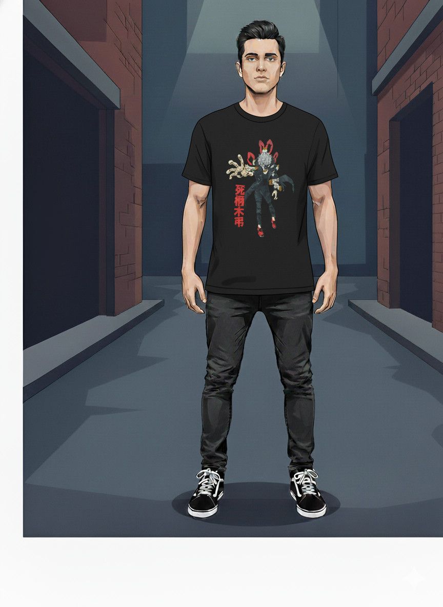 Anime Tomura Shigaraki anime shirt Size US M / EU 48-50 / 2 - 1 Thumbnail