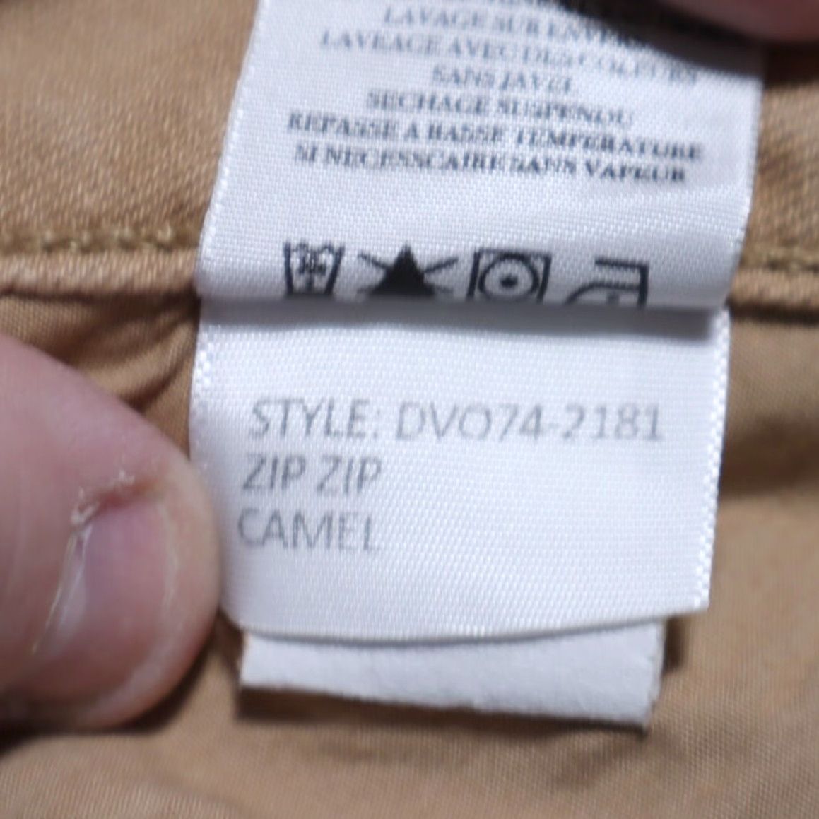 Vince Vince. Lola Stovepipe Cotton Canvas Chino Pants Camel Women's 31 Size 24" / US 00 / IT 34 - 7 Thumbnail