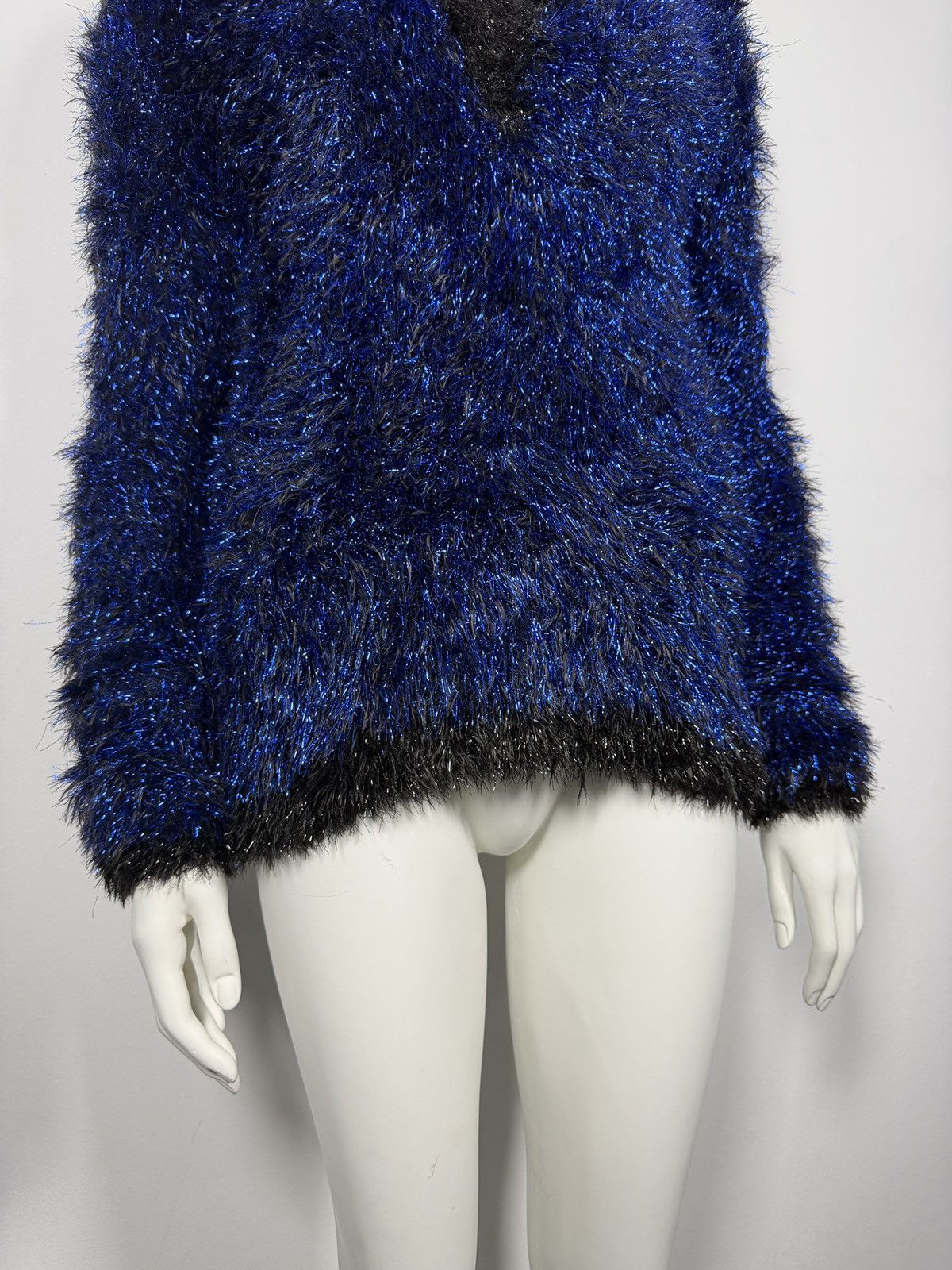 Balmain Balmain 2010’s Oversized Fuzzy Mohair Knit Sweater Size L / US 10 / IT 46 - 14 Thumbnail