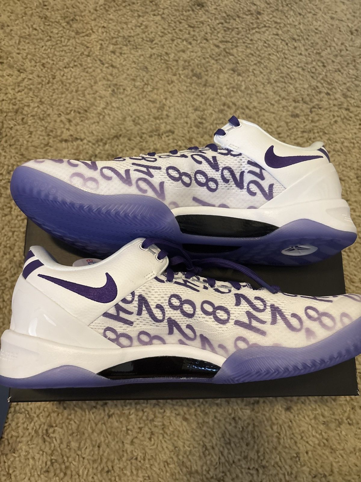 Nike Kobe VIII Protro (Court Purple) Size US 12 / EU 45 - 2 Thumbnail