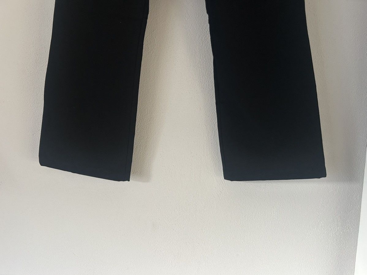 Prada Black Flared Tailored Trousers