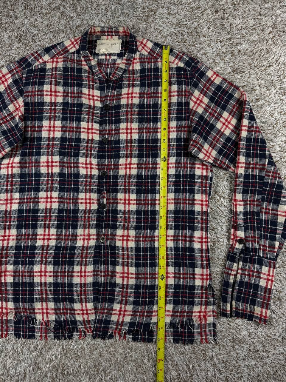 Greg Lauren Greg Lauren Flannel Plaid Shirt Long Sleeve Size US L / EU 52-54 / 3 - 7 Thumbnail