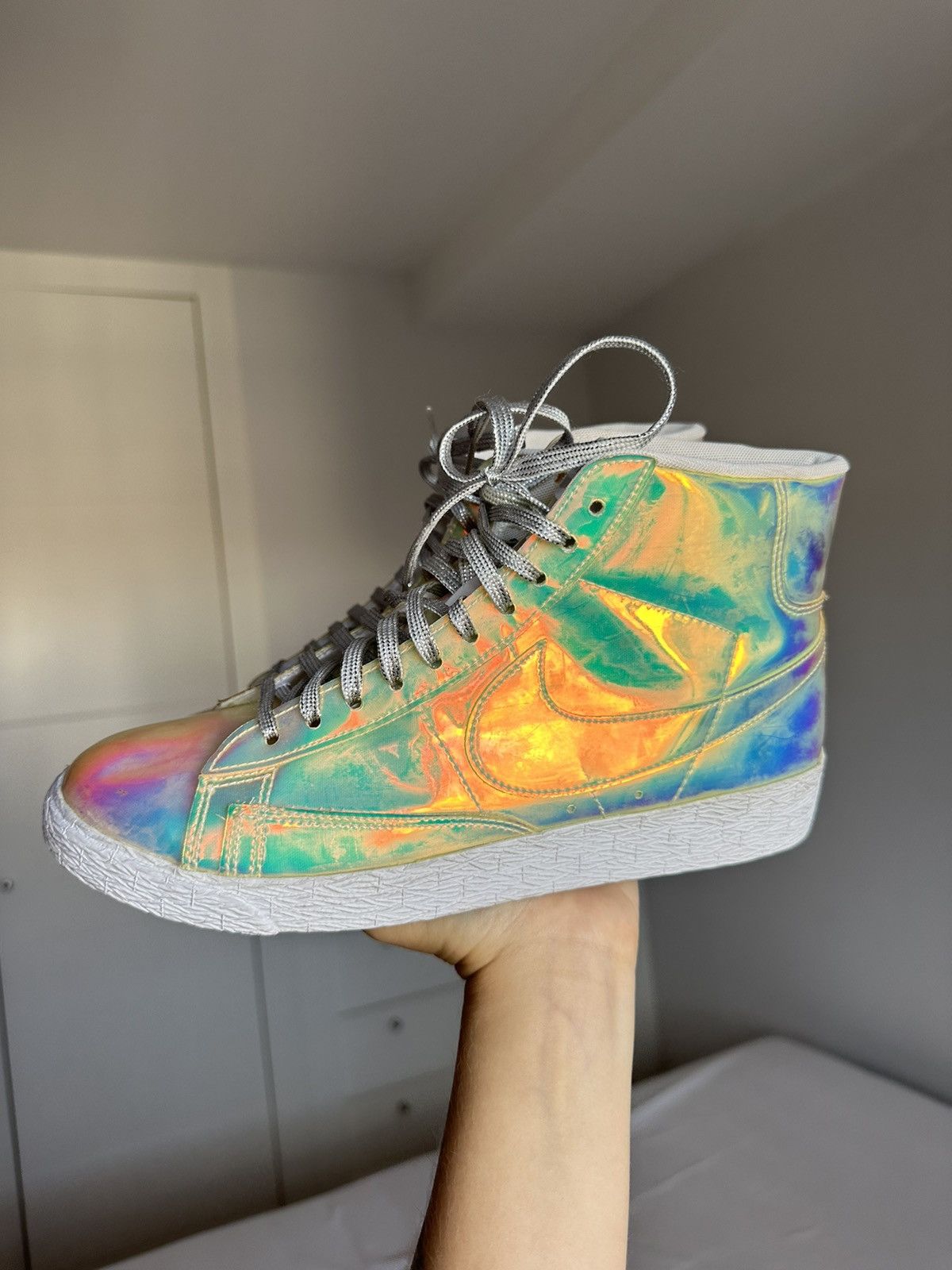 Nike Nike blazer iridescent holographic chameleon Size US 7.5 / IT 37.5 - 2 Thumbnail