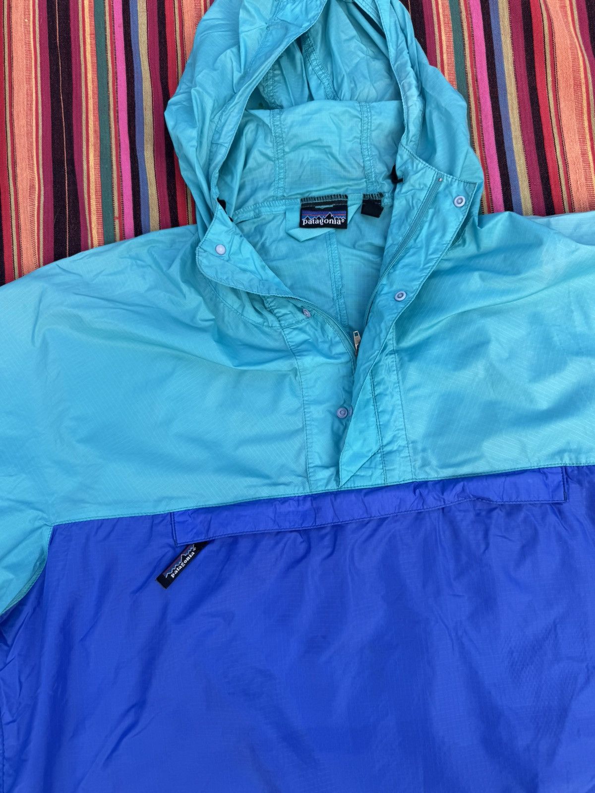 Patagonia Vintage Patagonia Lightweight Packable Anorak Jacket Size US XL / EU 56 / 4 - 3 Thumbnail